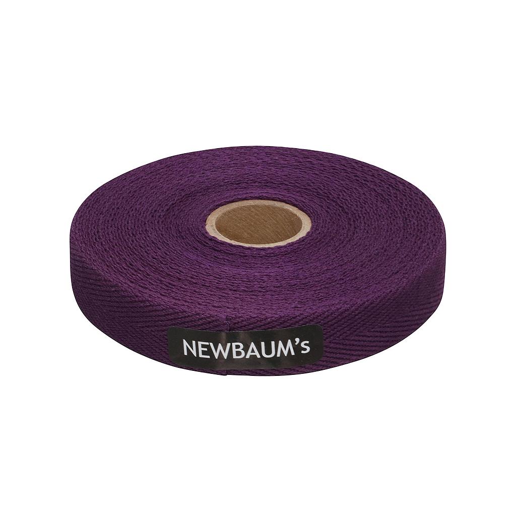 Purple roll of Newbaum's tape on a white background