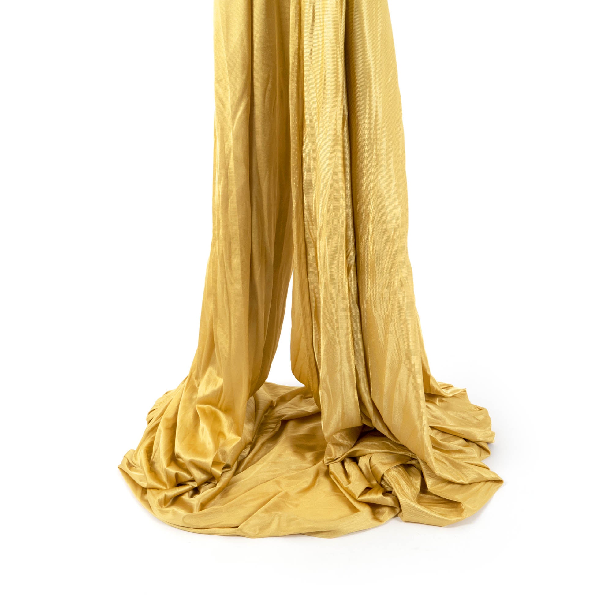 Prodigy 6m aerial yoga hammock piled up in gold