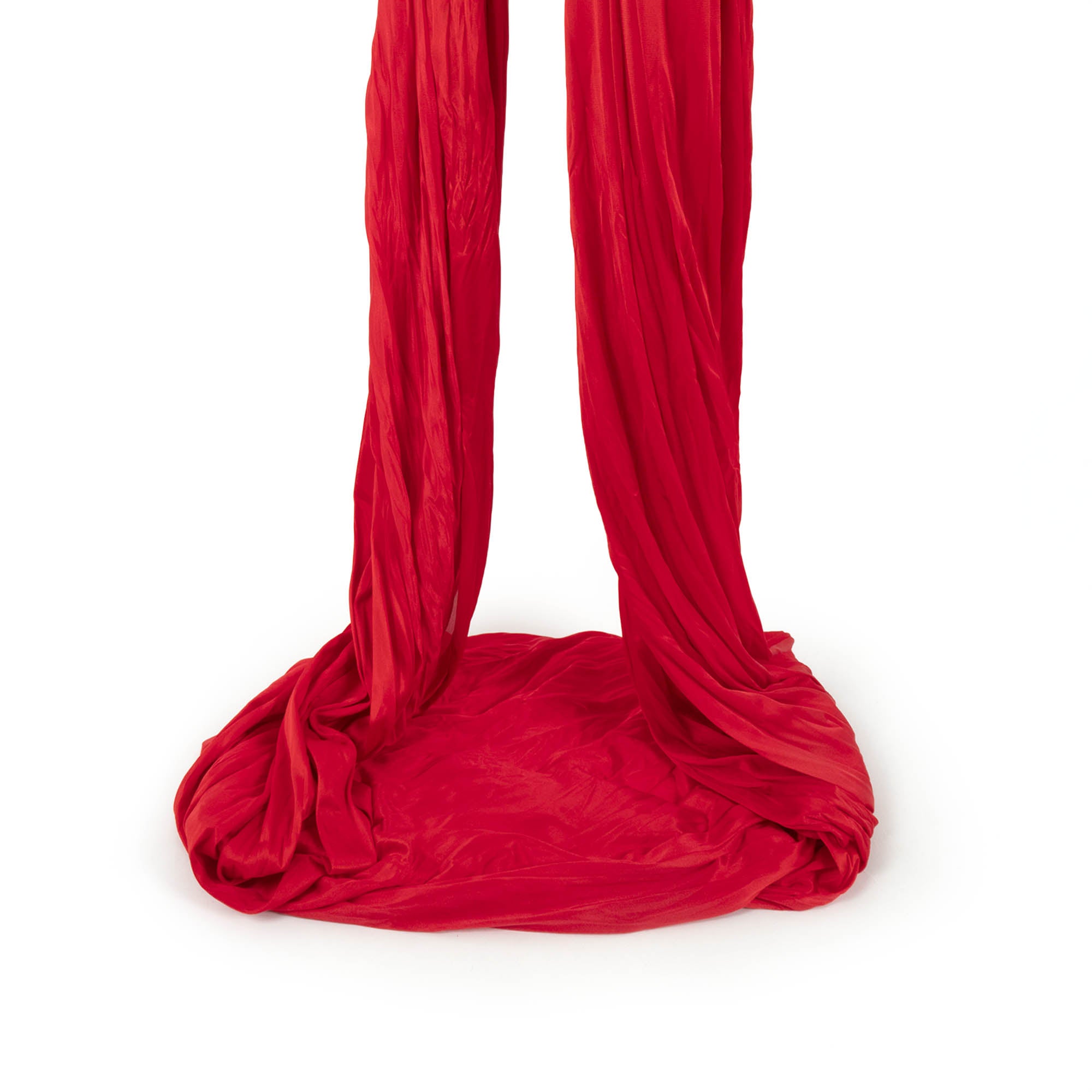Prodigy 6m aerial yoga hammock piled up in red