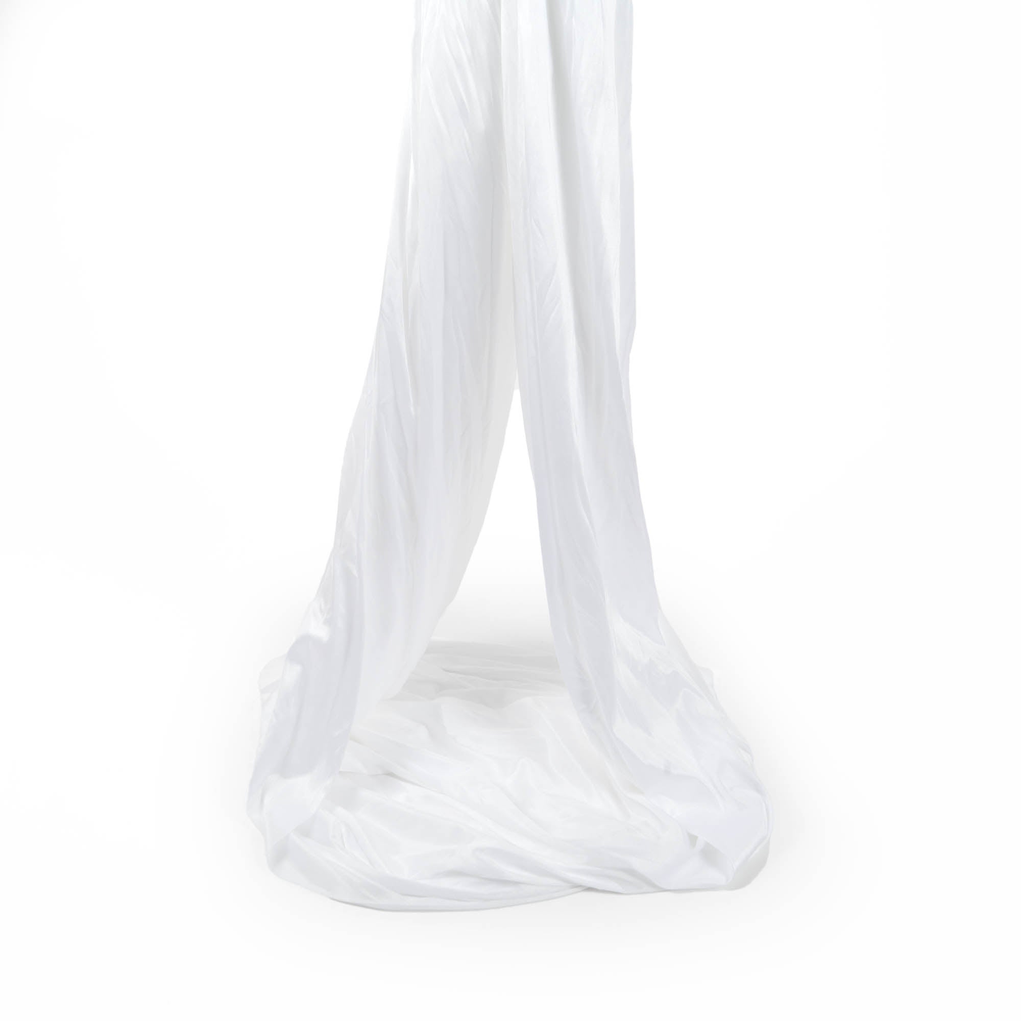 Prodigy 6m aerial yoga hammock piled up in white