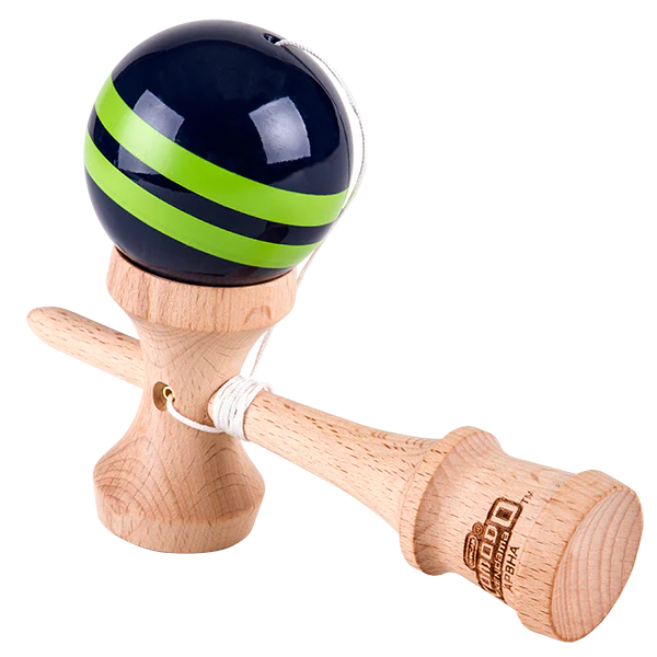 Duncan Komodo Kendama, with navy and green ball in cup