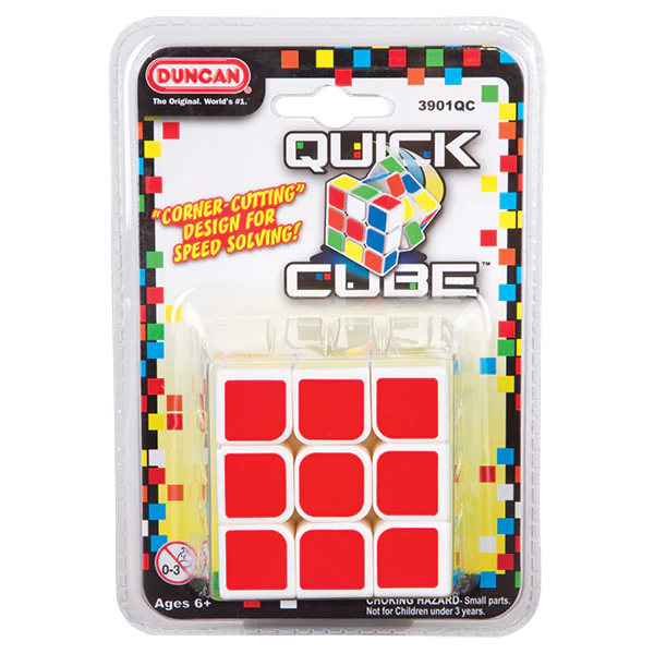 Rubik's Cube packaging with red cube