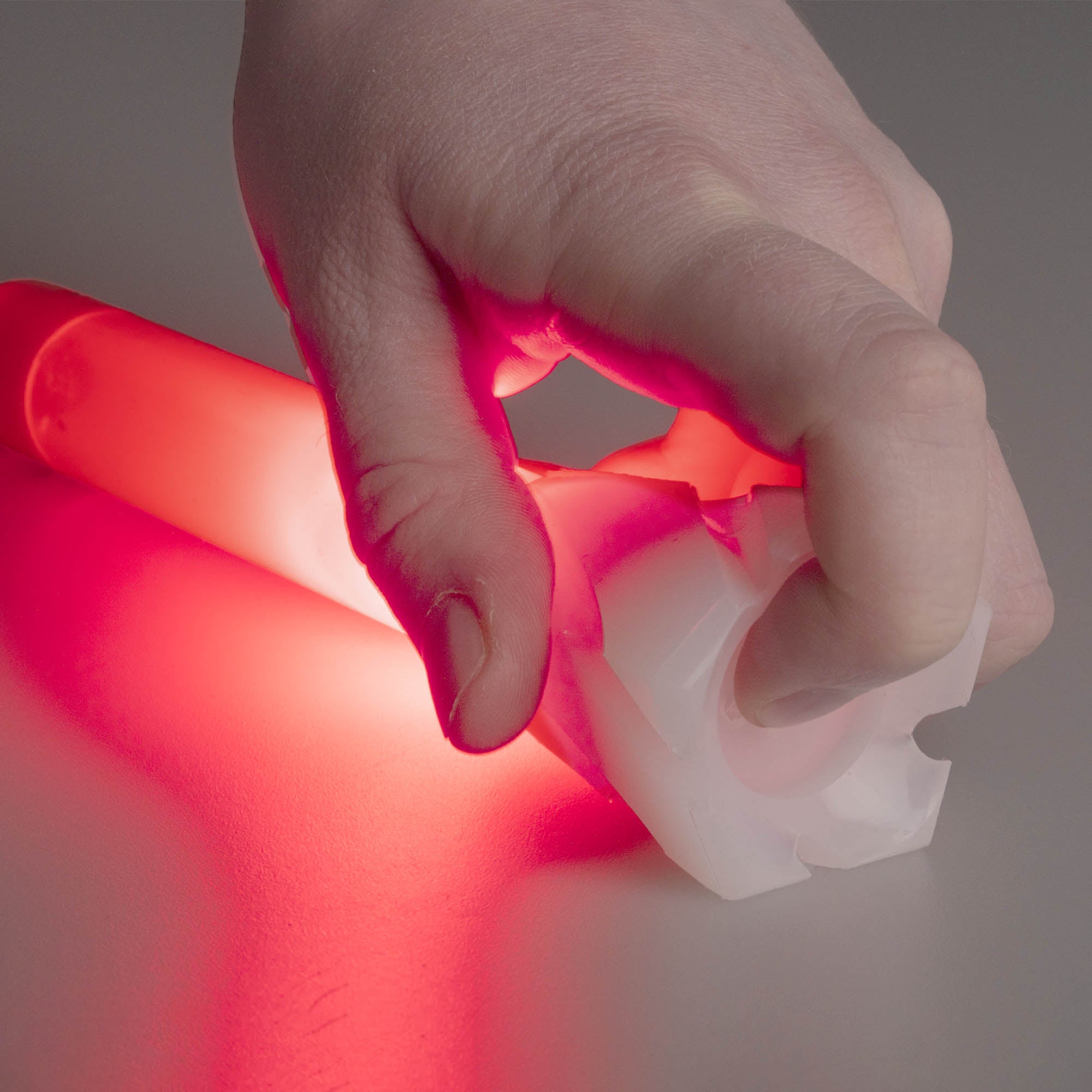 stick poi button being pressed