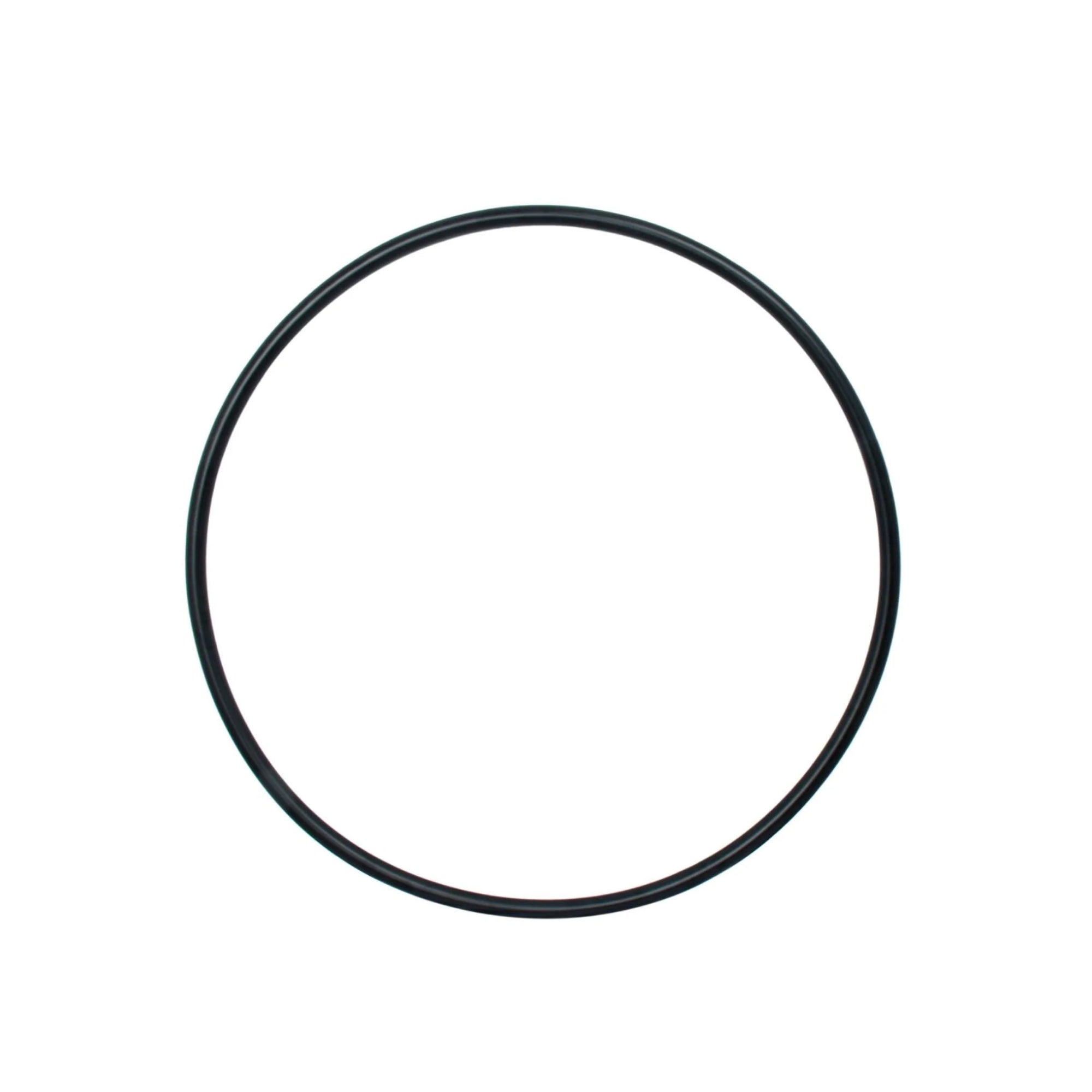 Black aerial hoop on white background