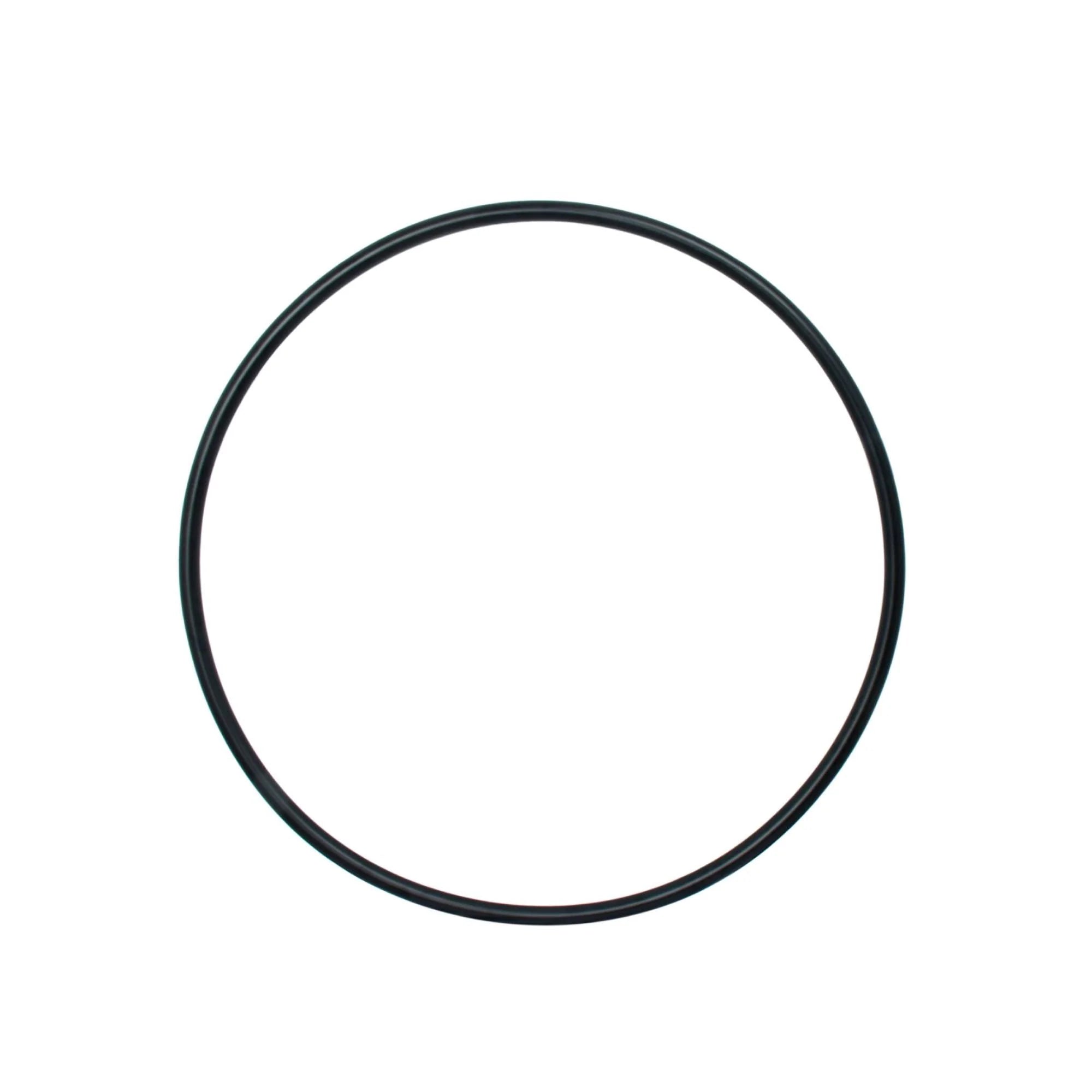 Black aerial hoop on white background