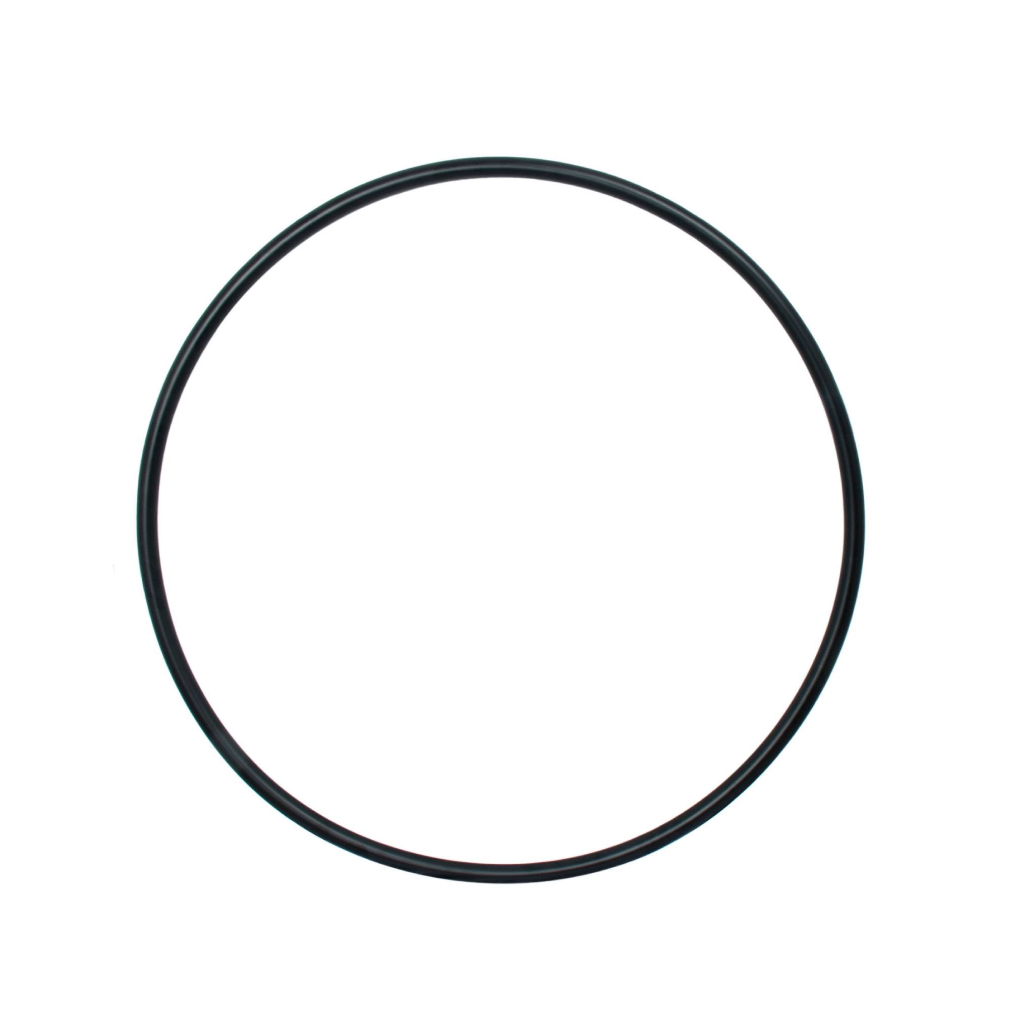 Black aerial hoop on white background