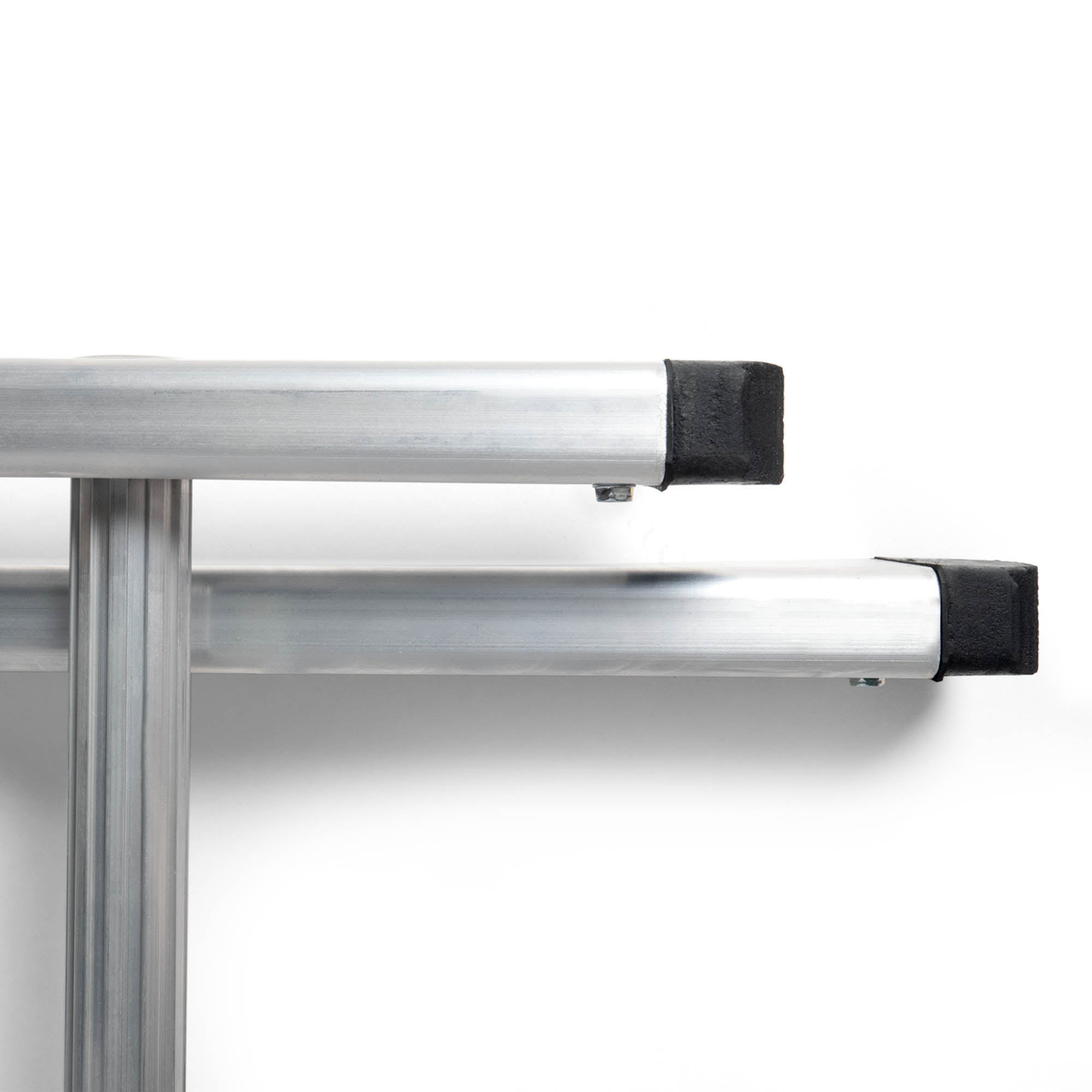 Close up of ladder ends