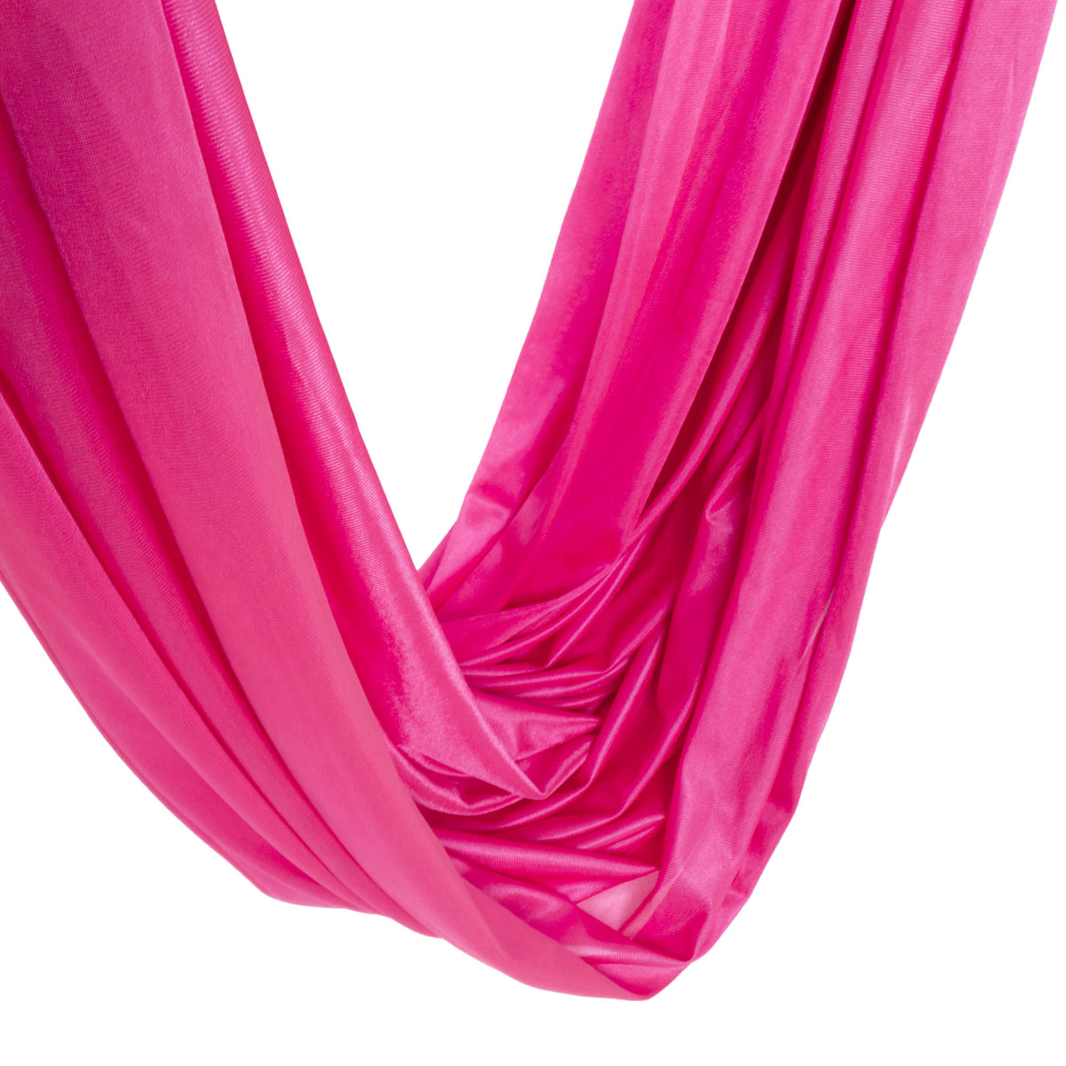 Pink yoga hammock close up
