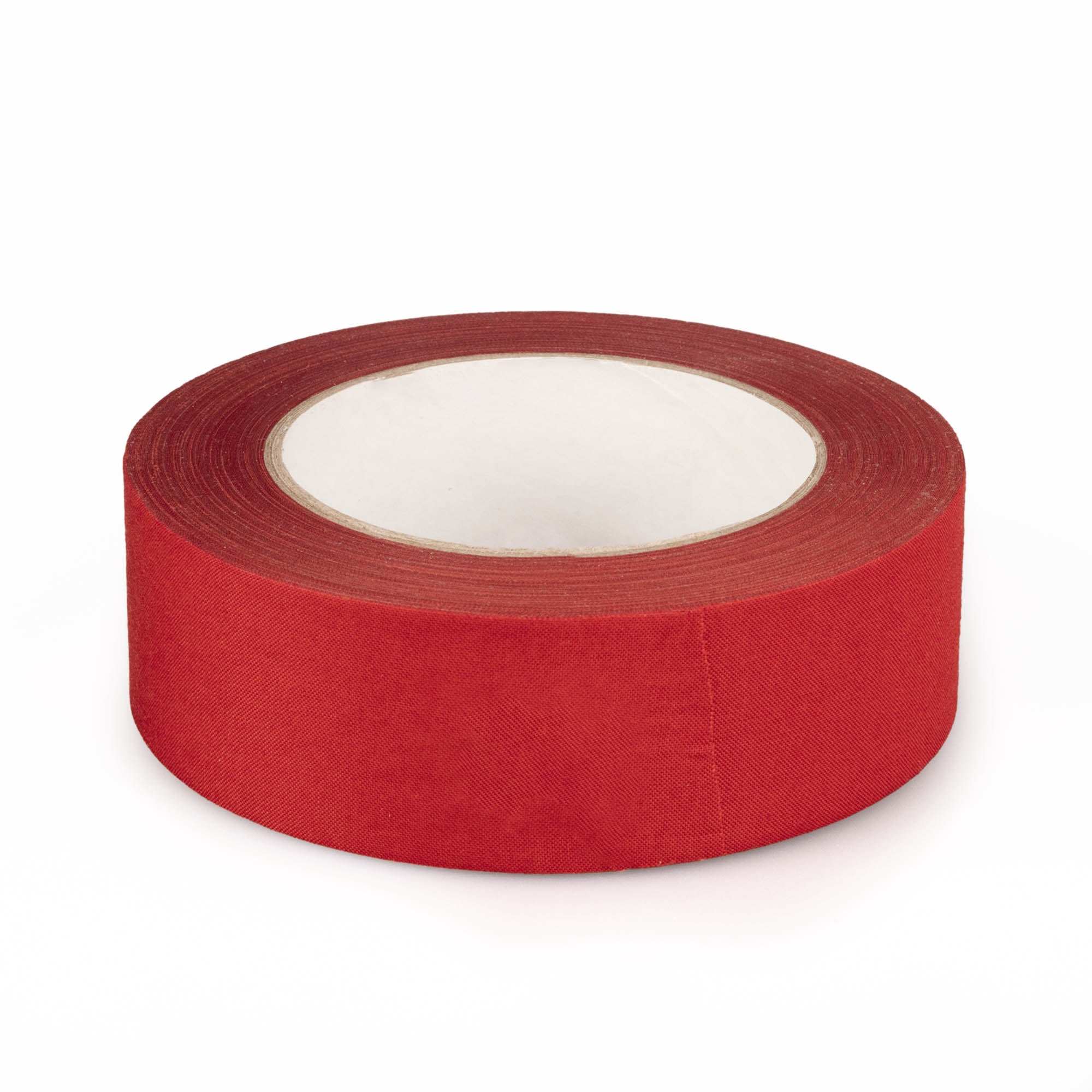 Red tape laying down