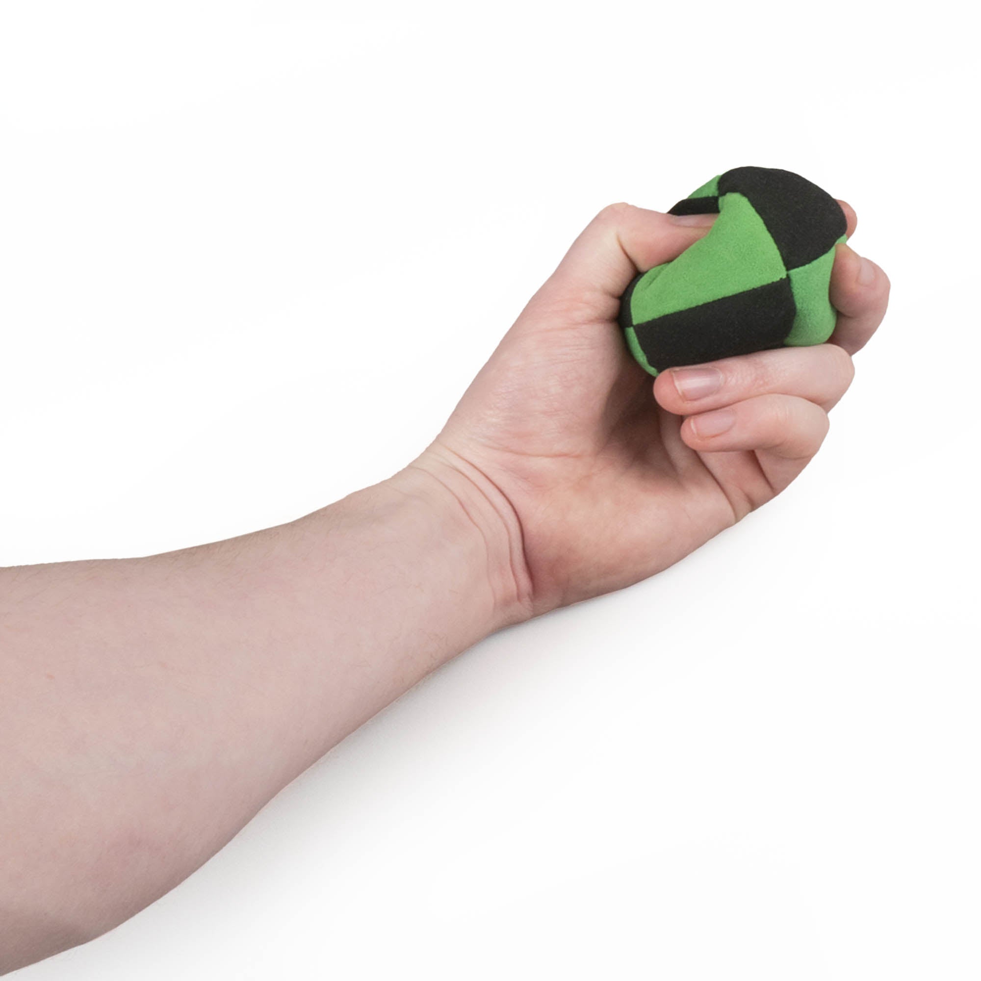 Black/Red, Black/Green, Black/Blue single ball in hand