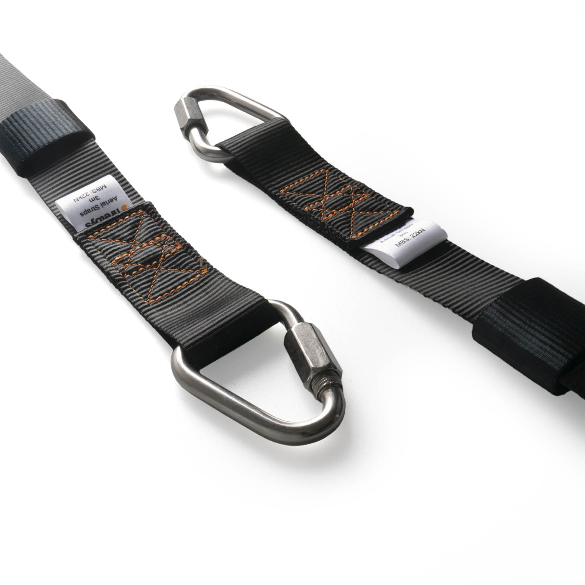 Pair of Firetoys long aerial straps ends