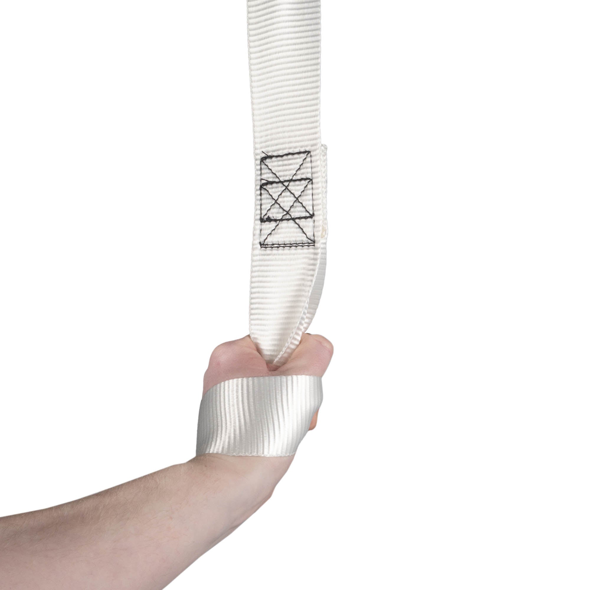 white shorty strap gripped