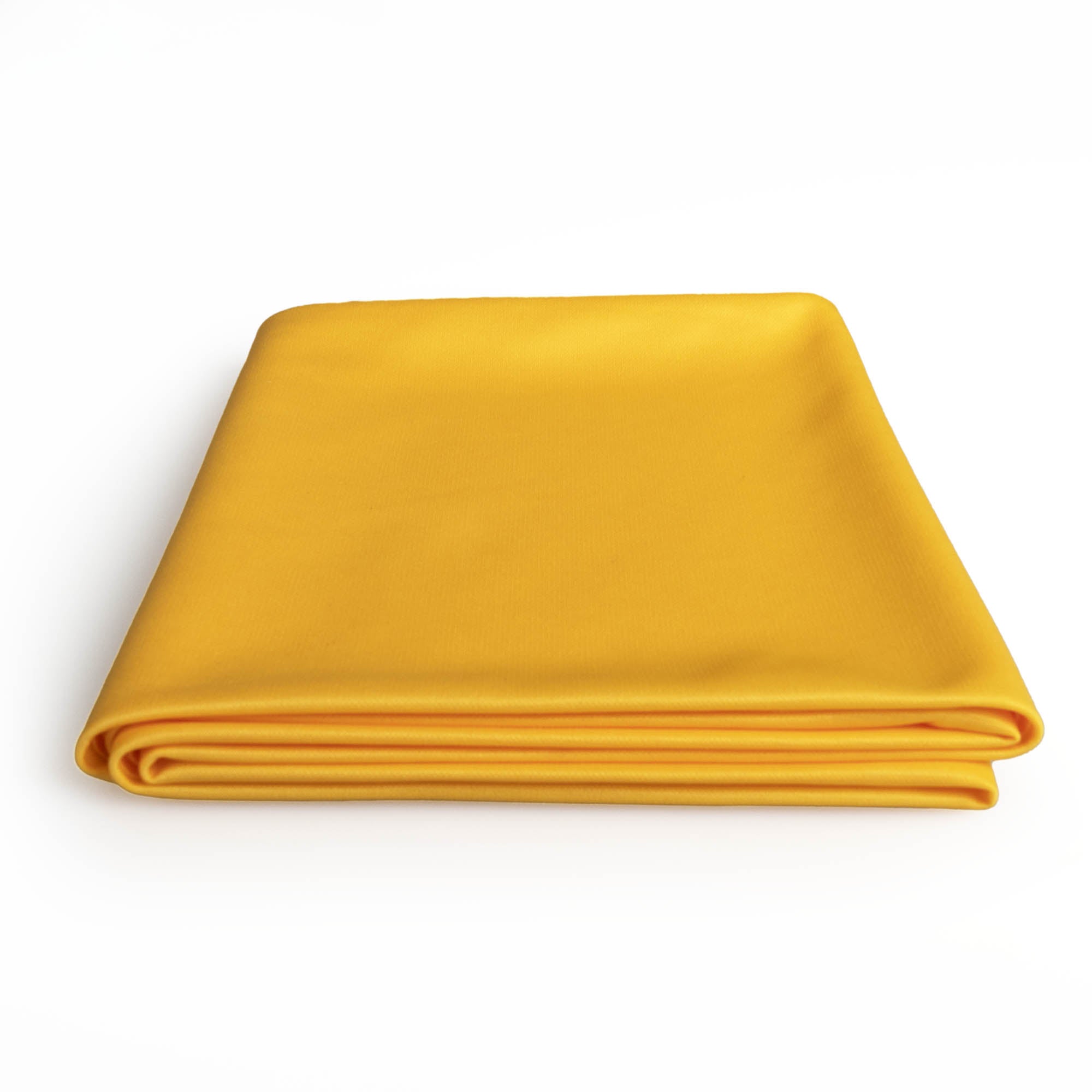Yellow stretch silk folded