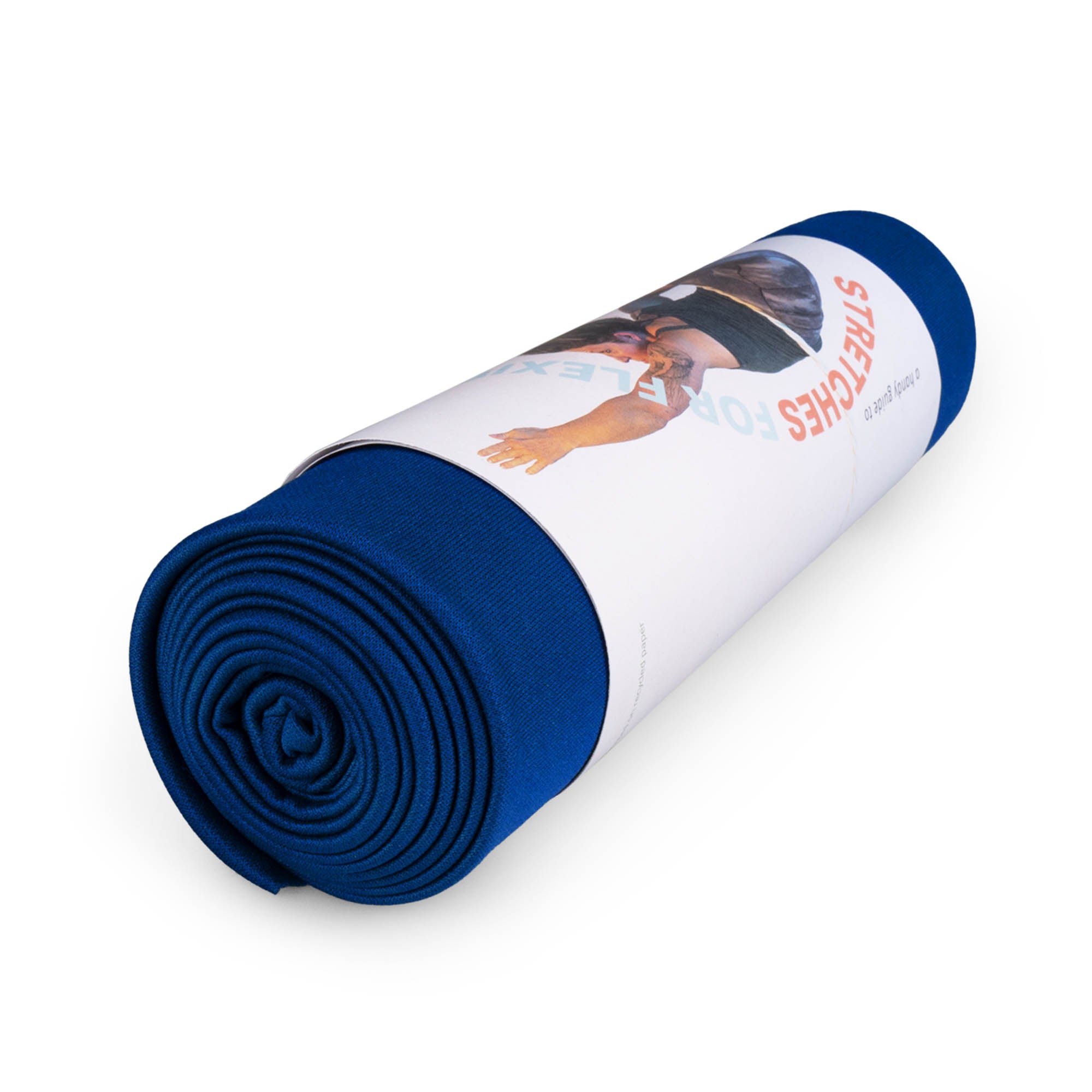 Navy blue packaged stretching training silk
