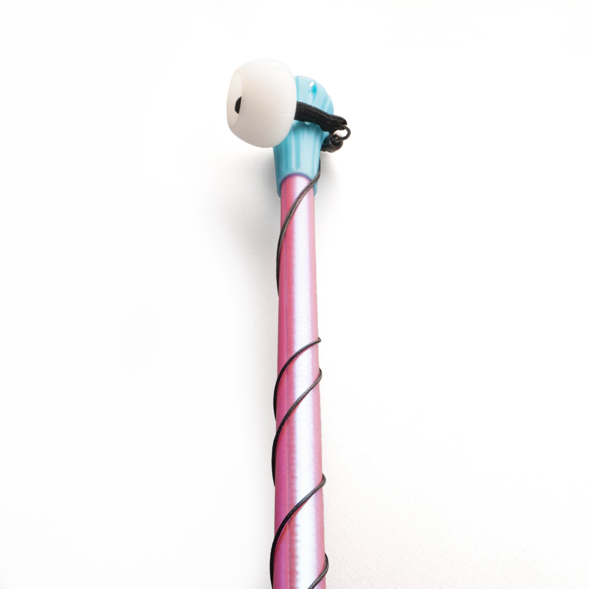 Close up of wand end