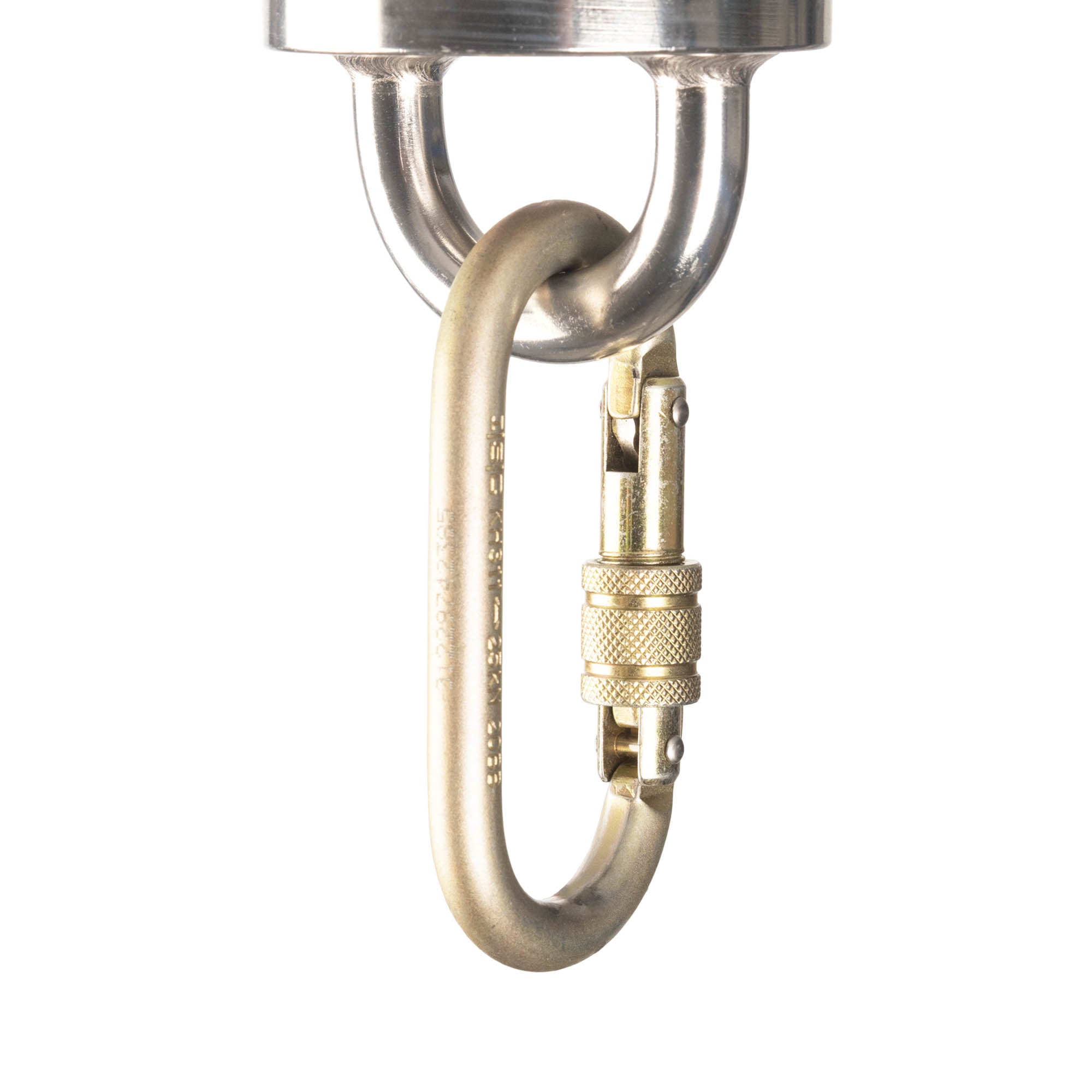 Harken Padeye - Round Anchor Point rigged with carabiner attached