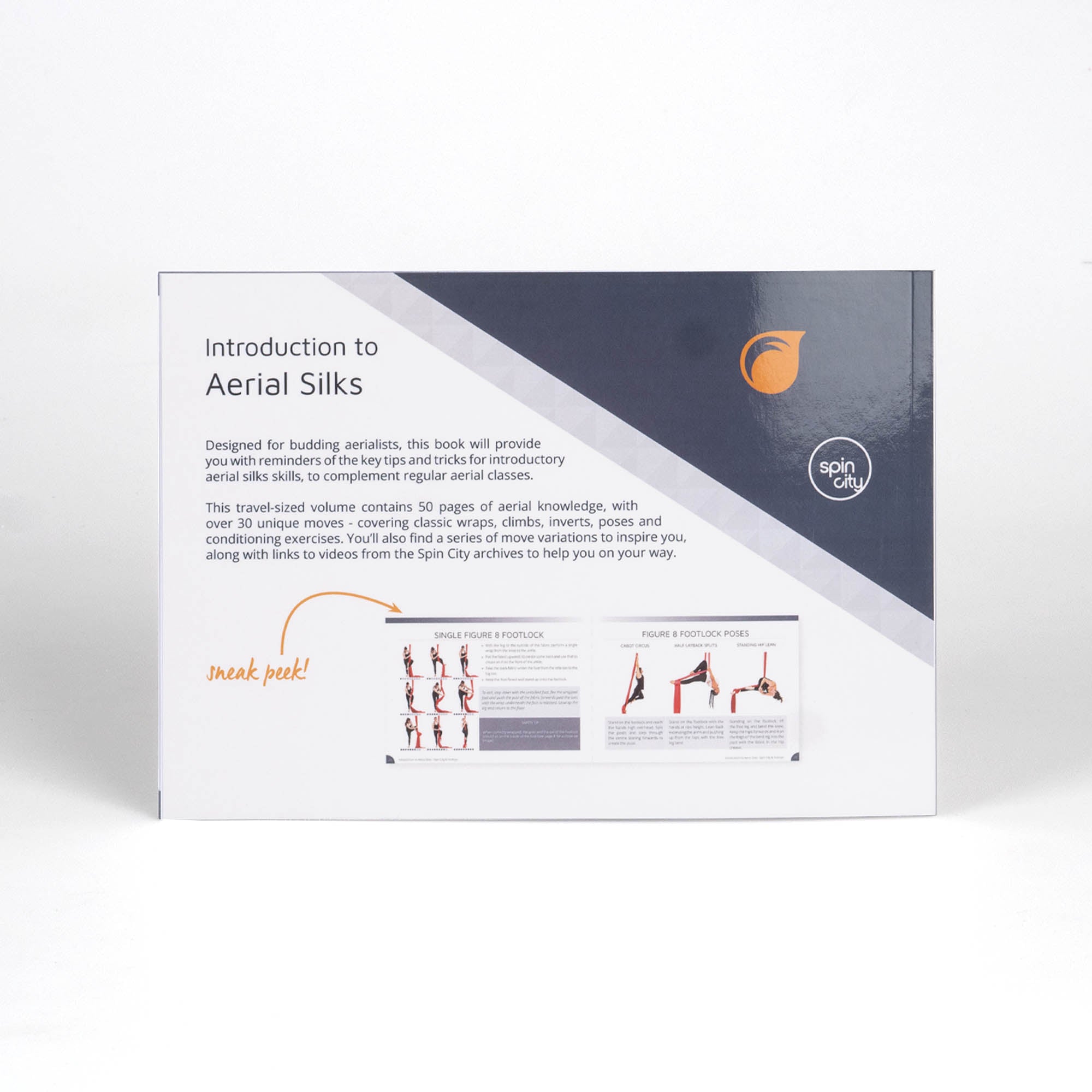 back cover of Aerial silks book