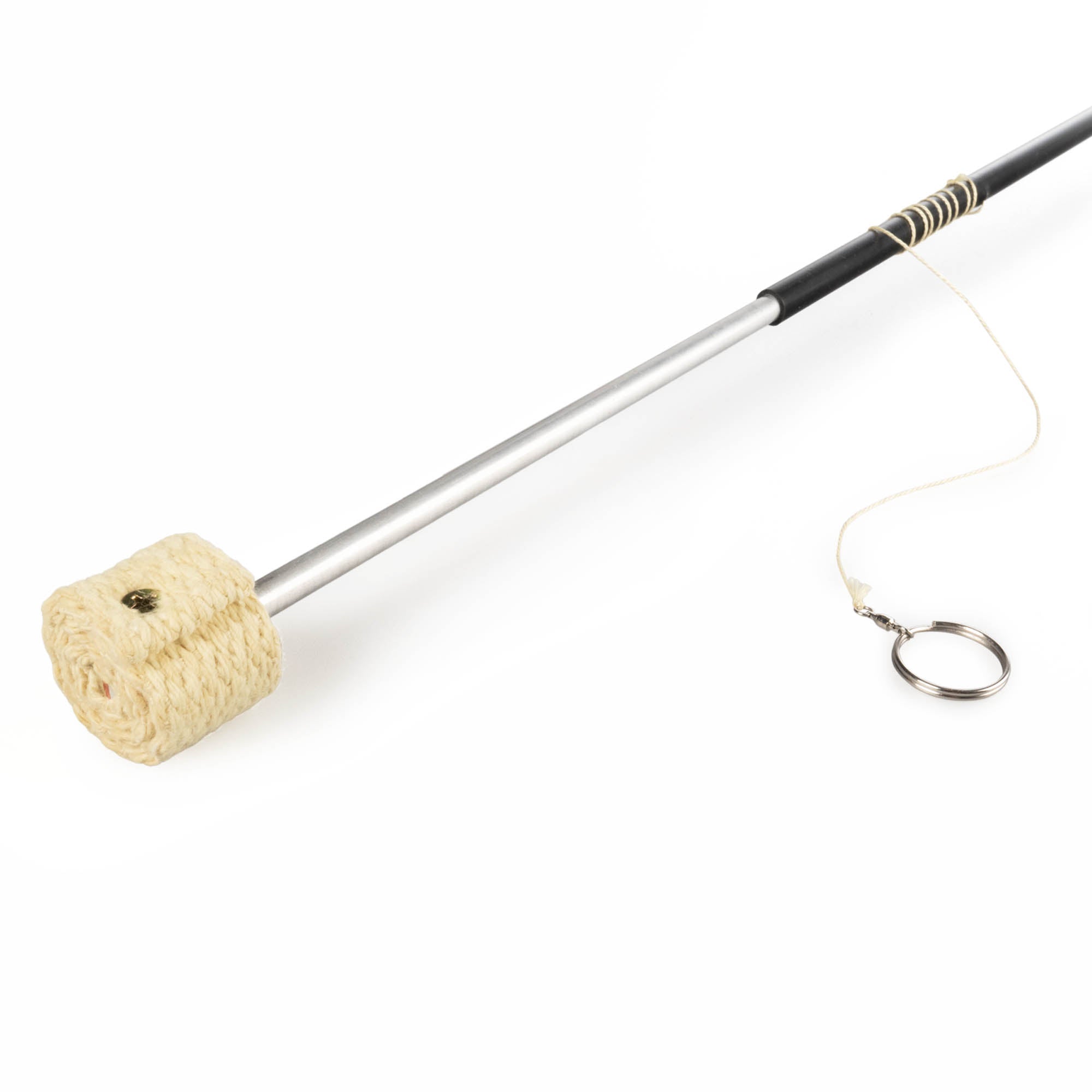 Juggle dream fire levi wick and string loop close up