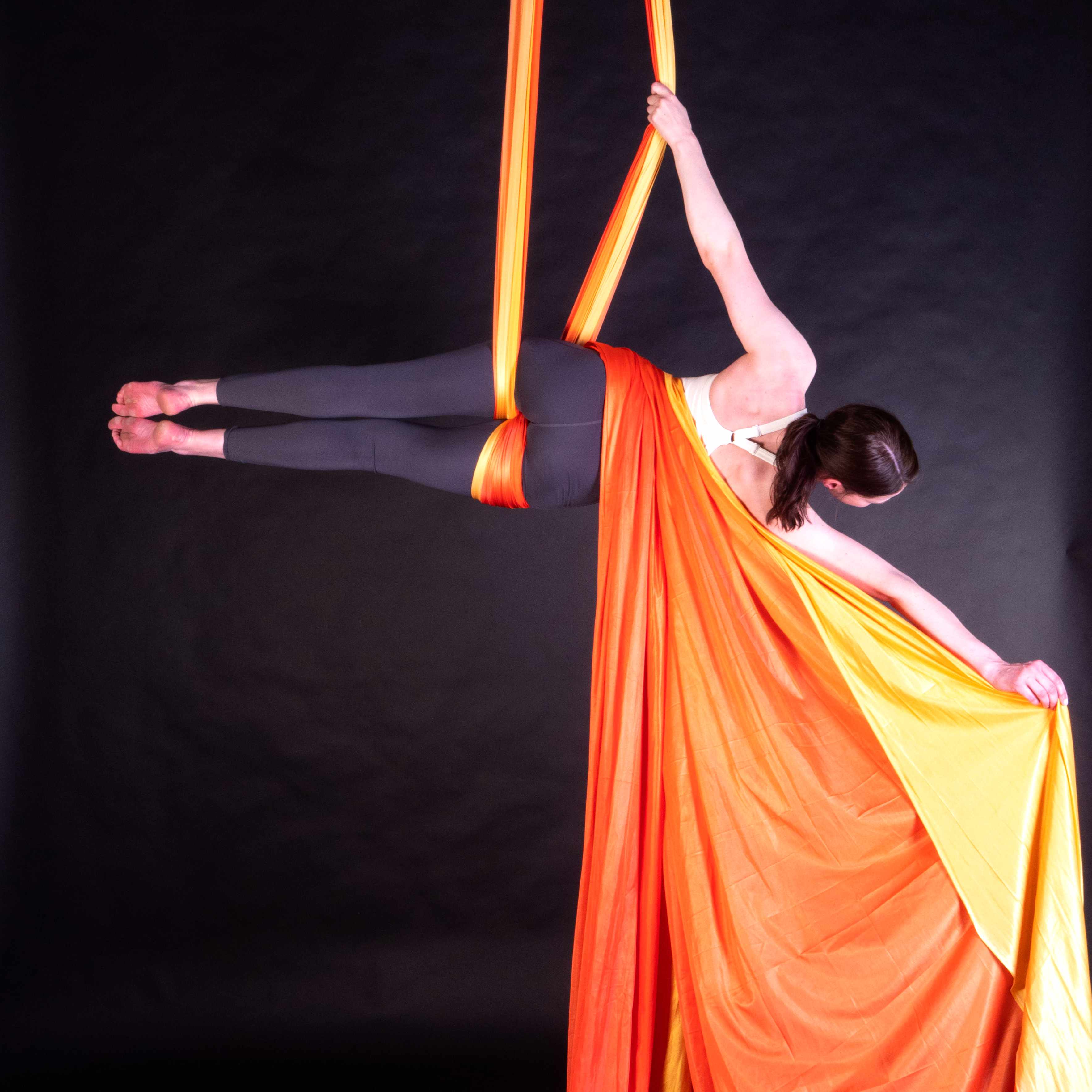 Phoenix rising silk action shot