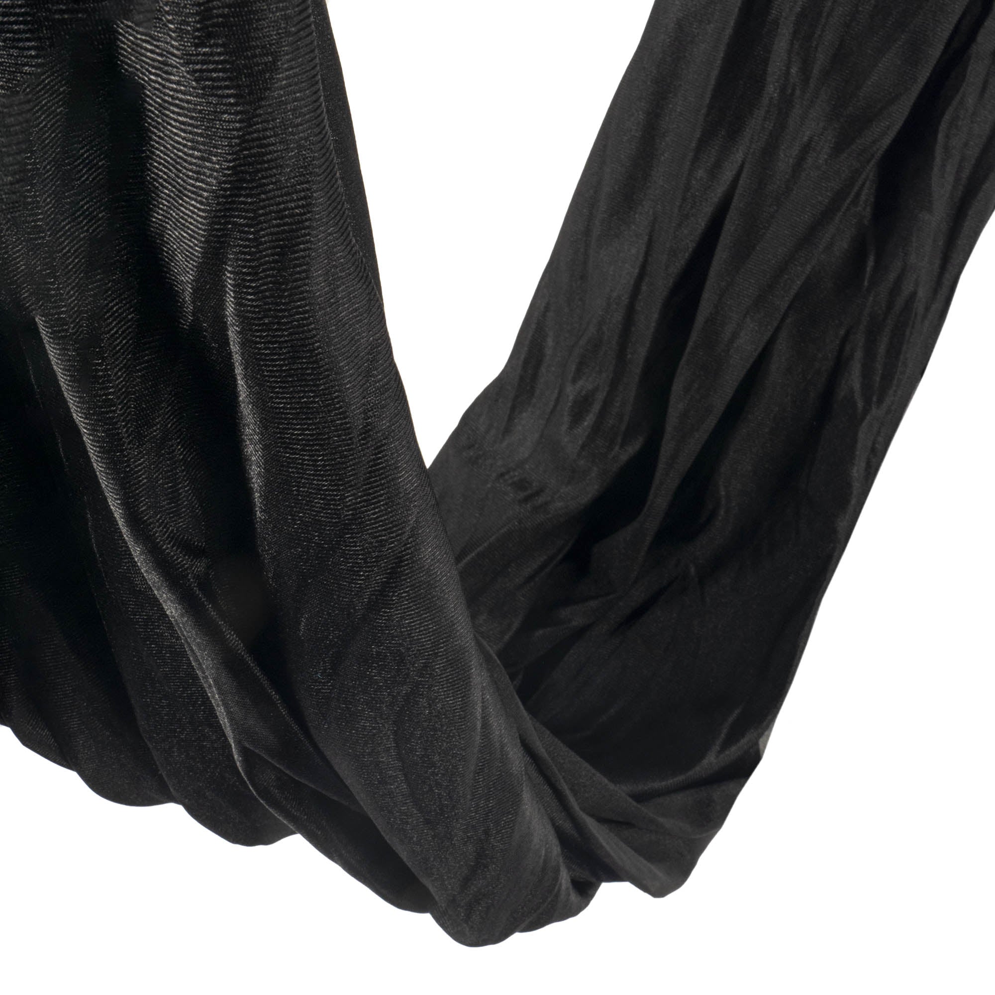 Prodigy Aerial sling with O rings and bag close up black