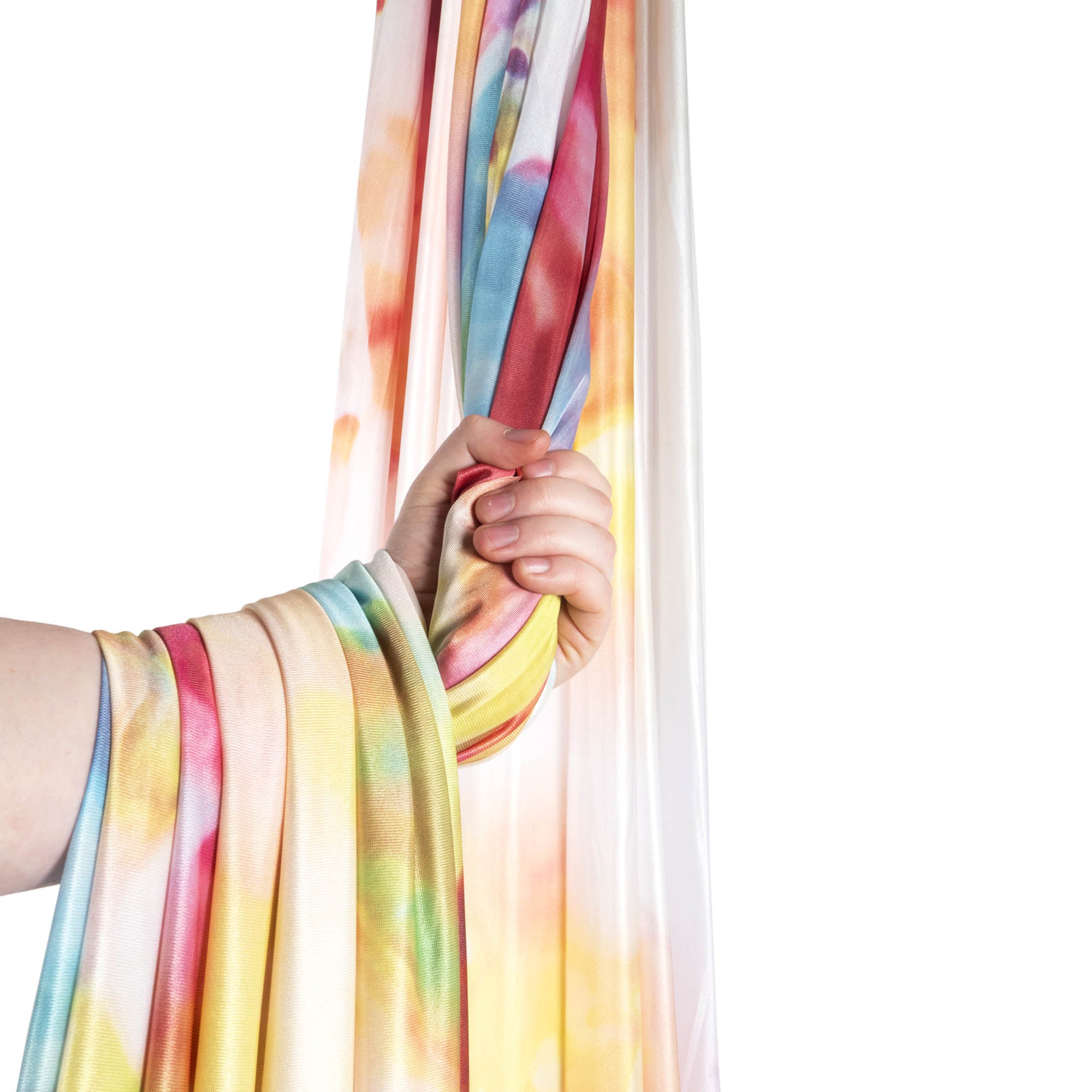 Watercolour splash wrapped around hand