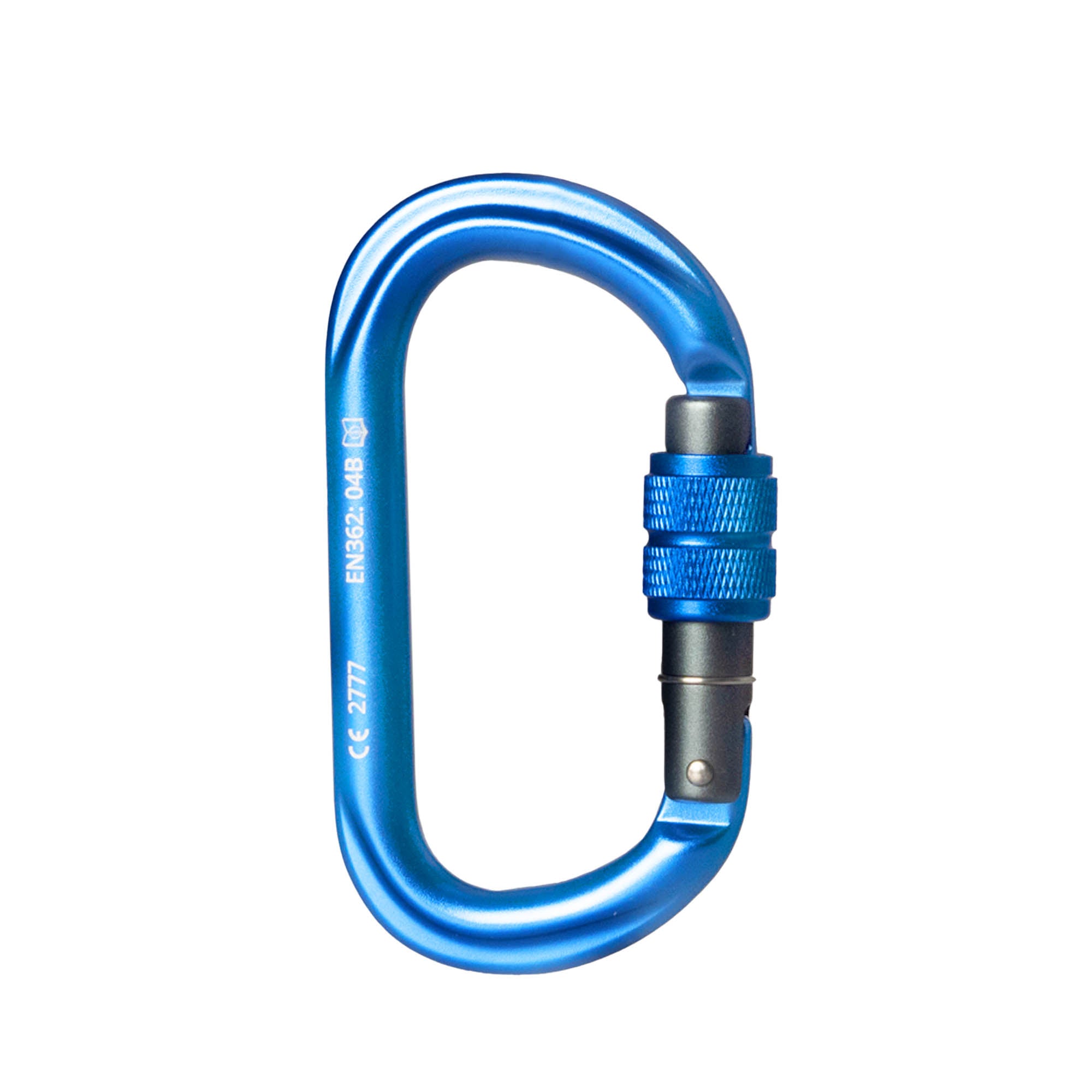 Prodigy SG-2 Screw gate carabiner - blue locked