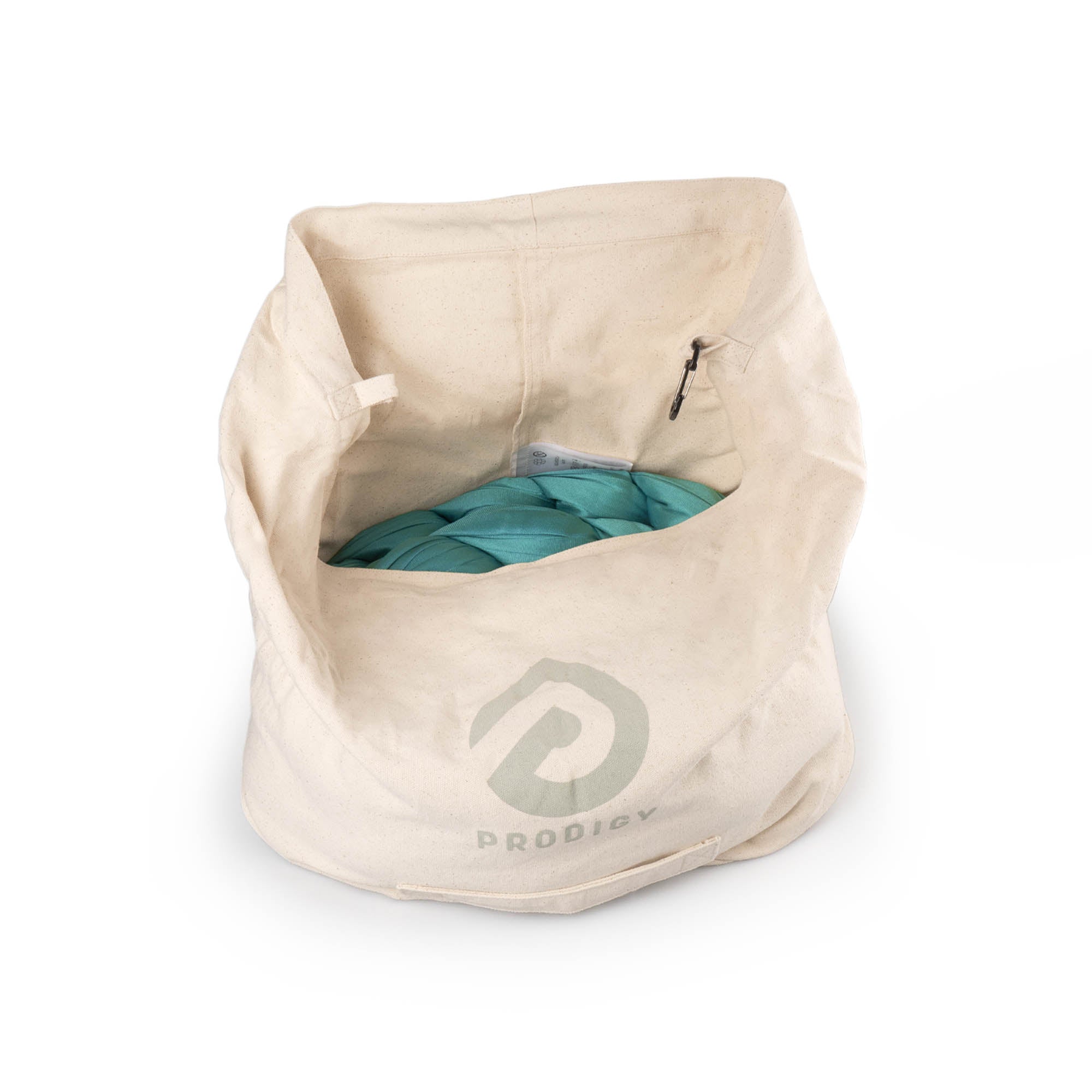Jade aerial silk in eco bag