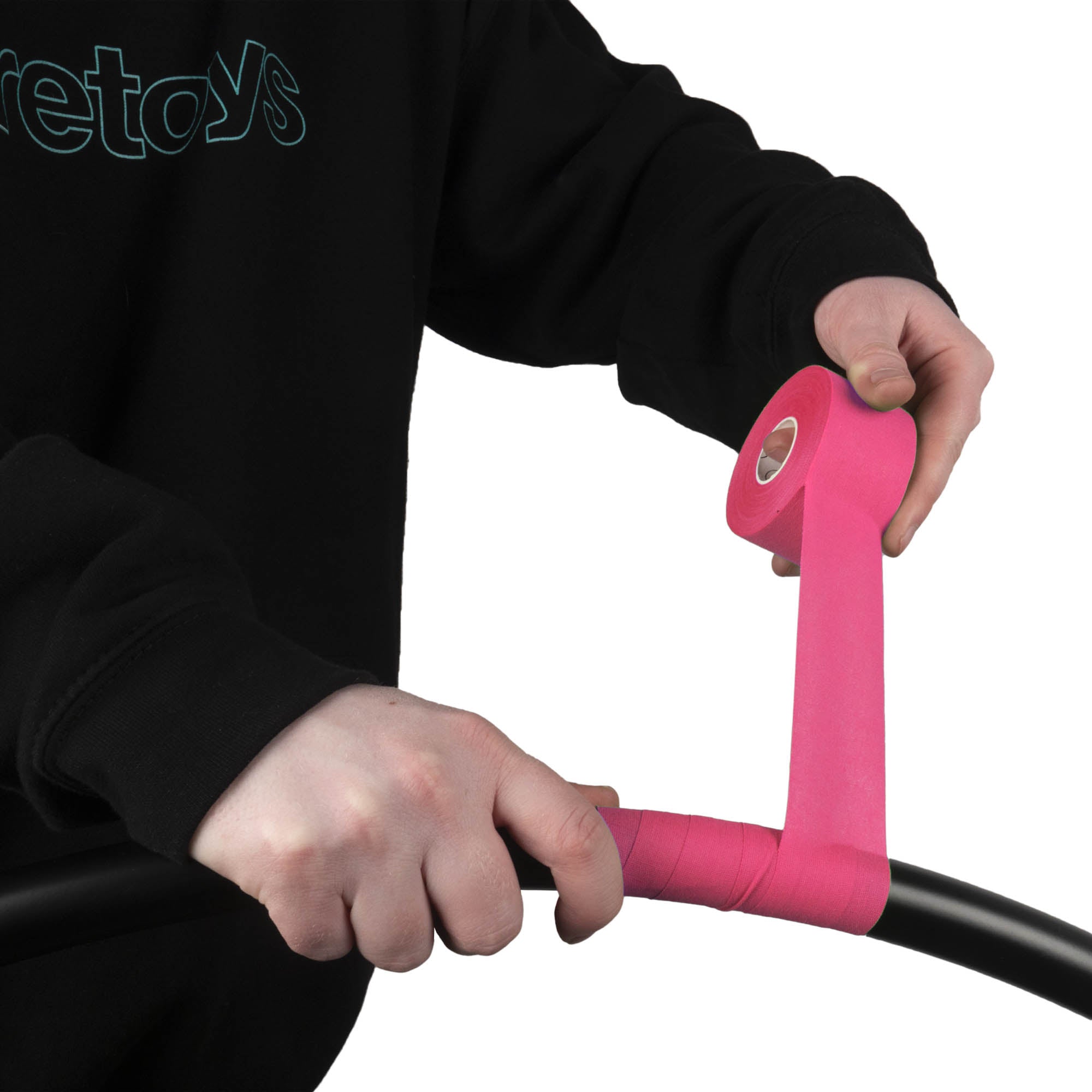 Prodigy snake tape hot pink taping hoop