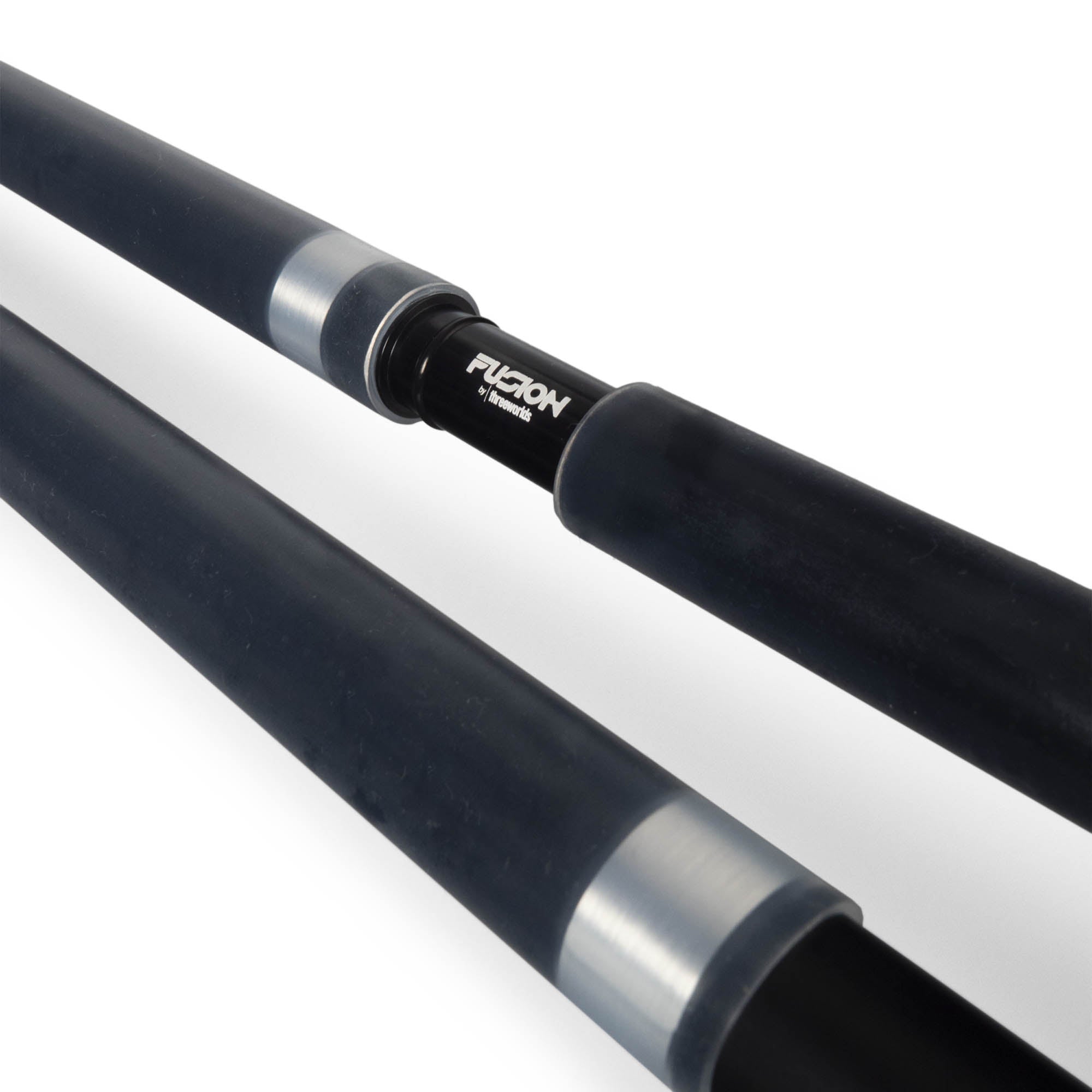 Close up fusion staff connection with branding