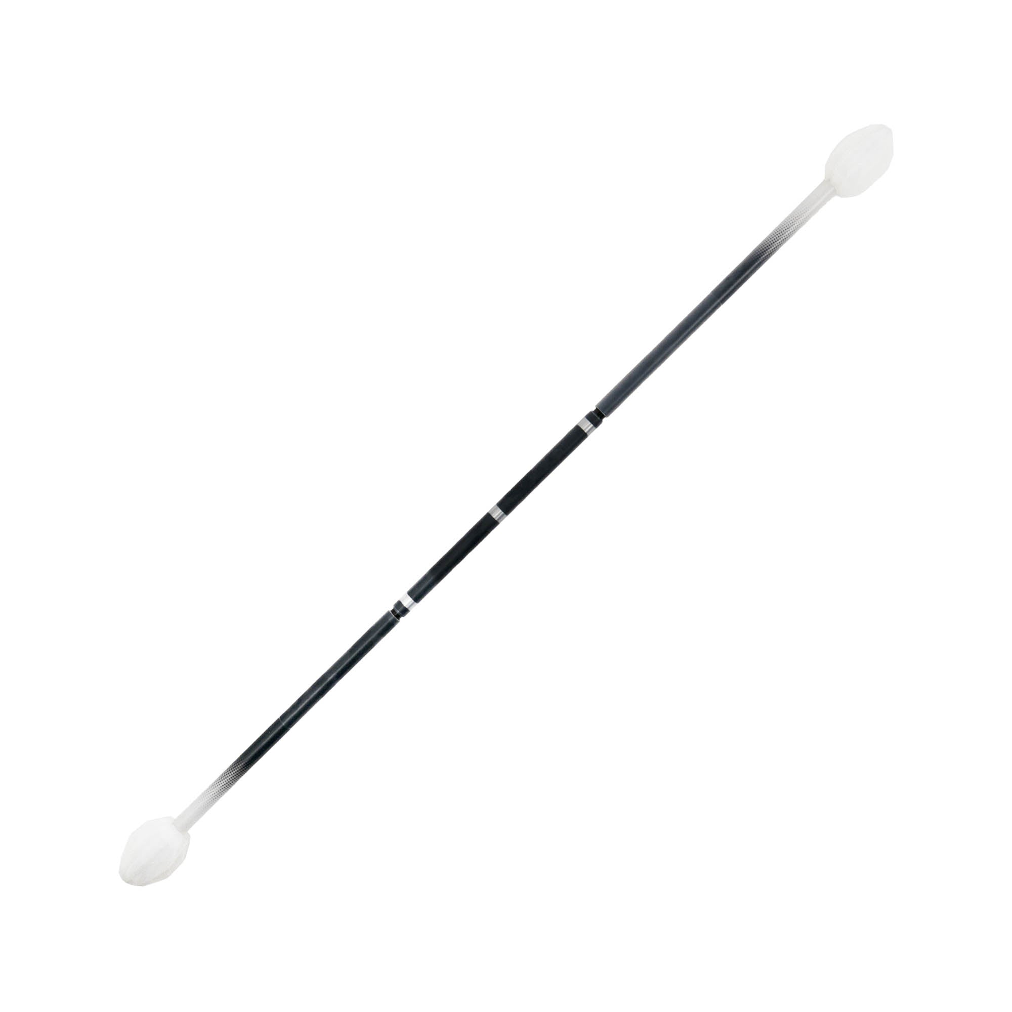 Led glow staff on white background