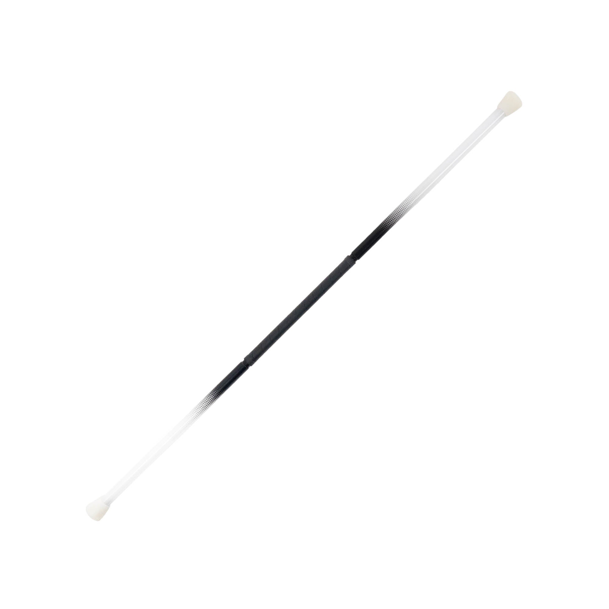 Full length LED staff unlit on white background