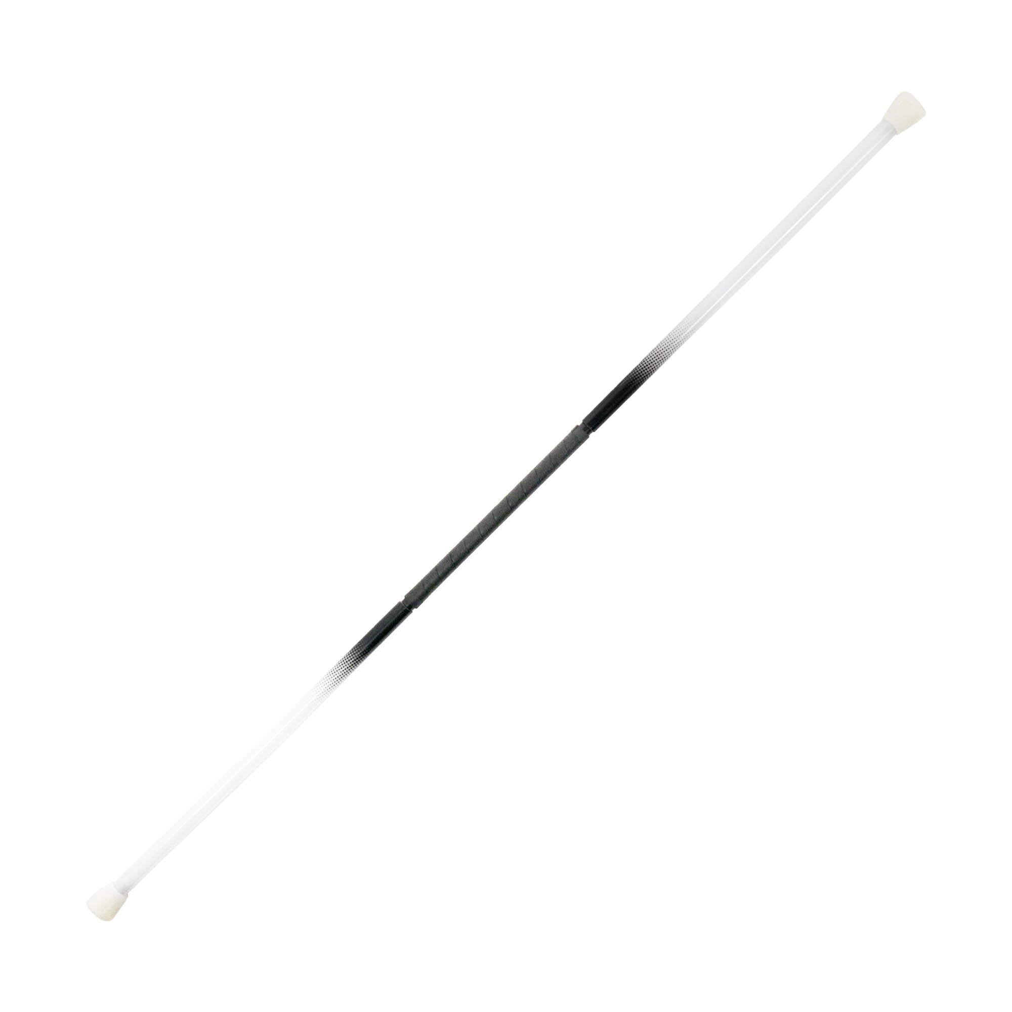 Full length LED staff unlit on white background