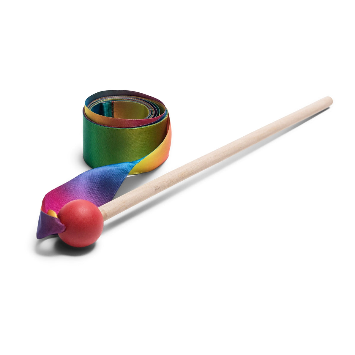 A multicolored ribbon toy