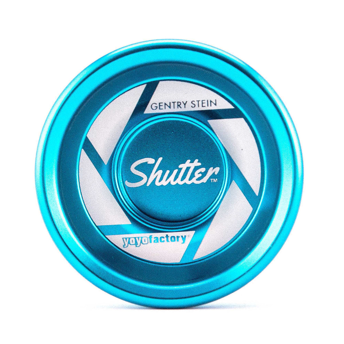 side view of aqua shutter