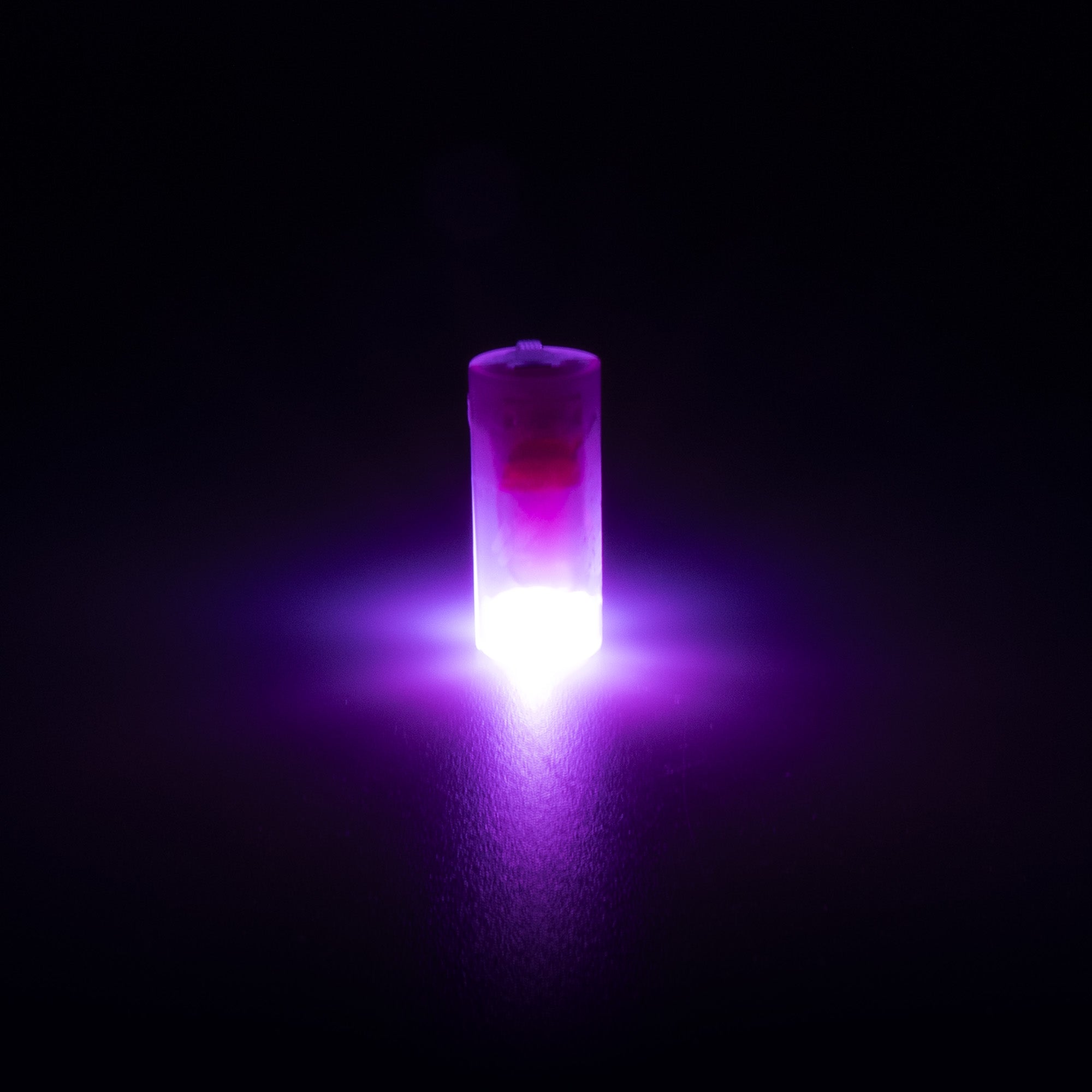 Glowing purple light unit