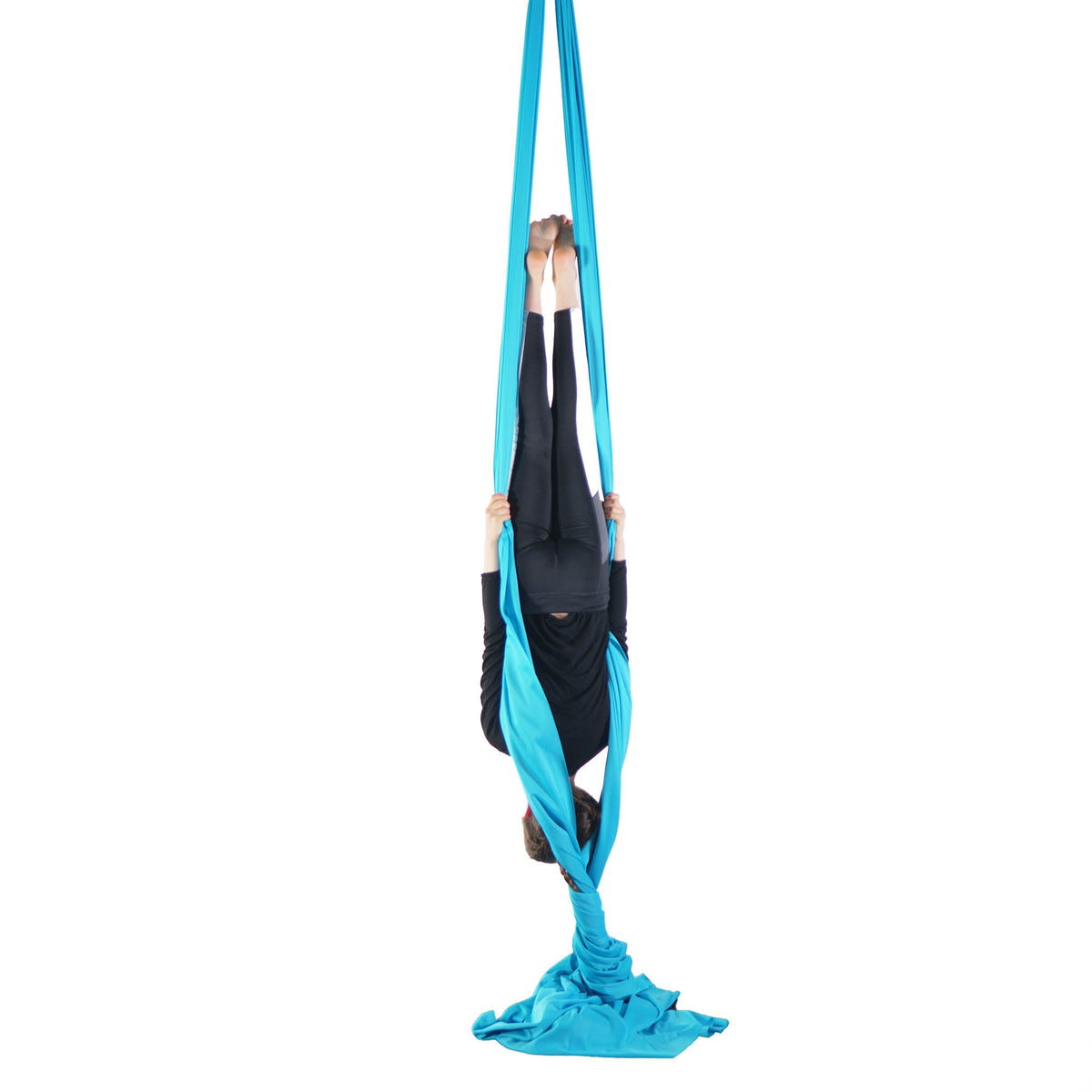 Firetoys youth silk turquoise action shot
