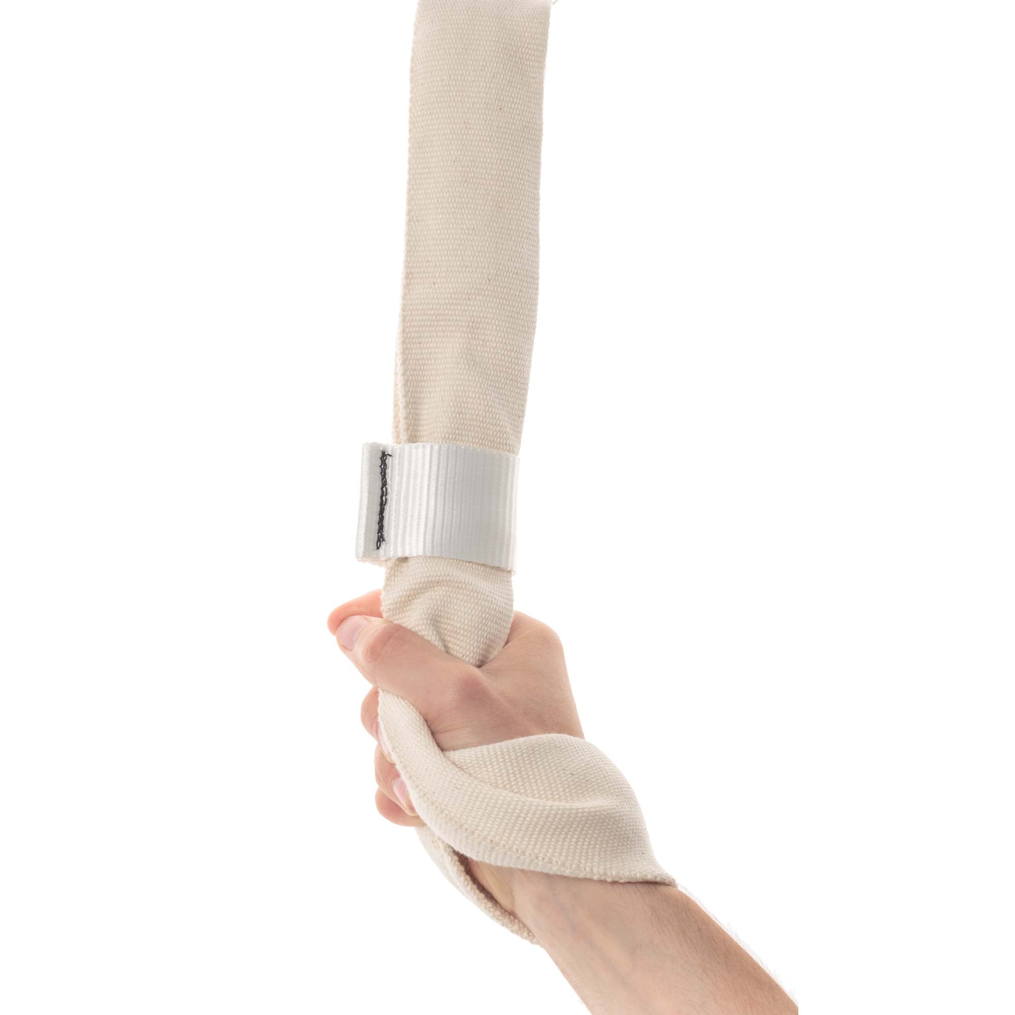 hand holding white hand loop