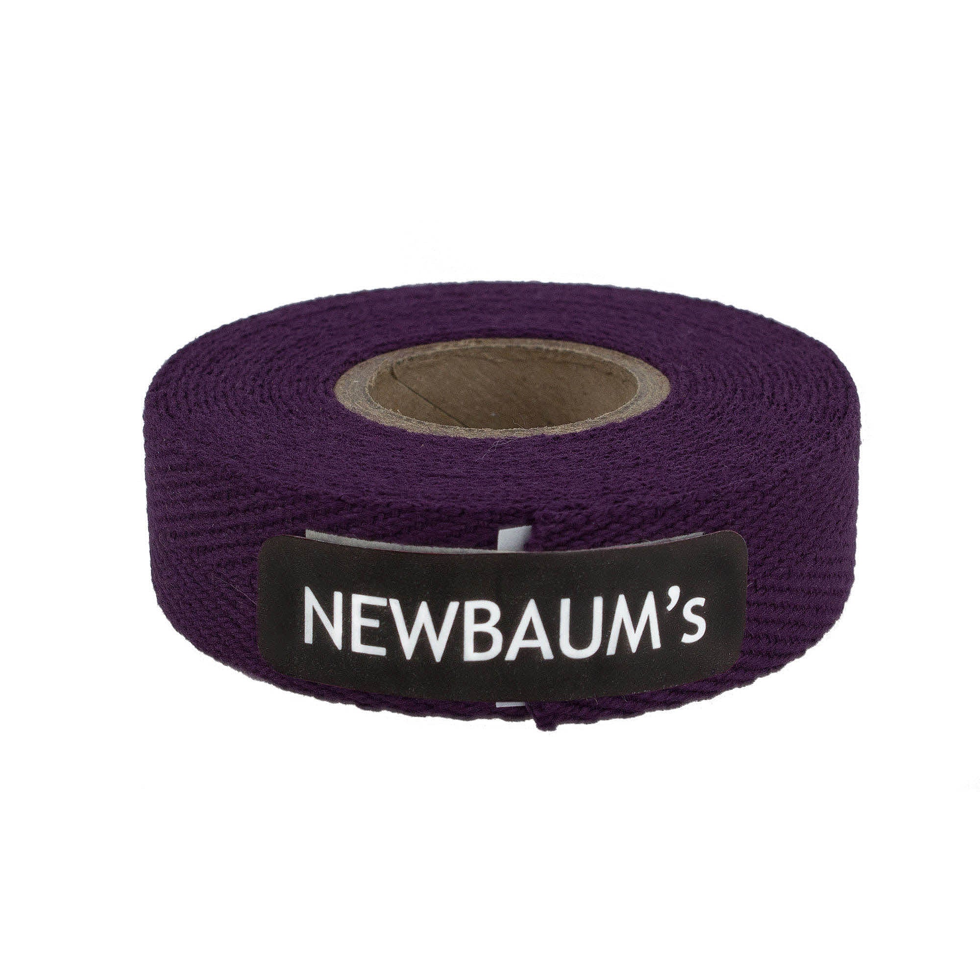 Purple tape roll with 'NEWBAUM'S' label on a white background