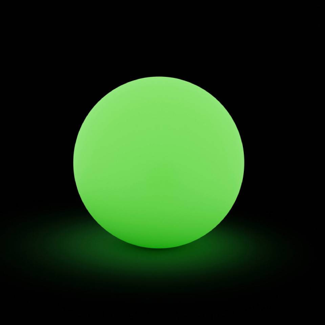 90mm contact glow stage ball straight on glowing