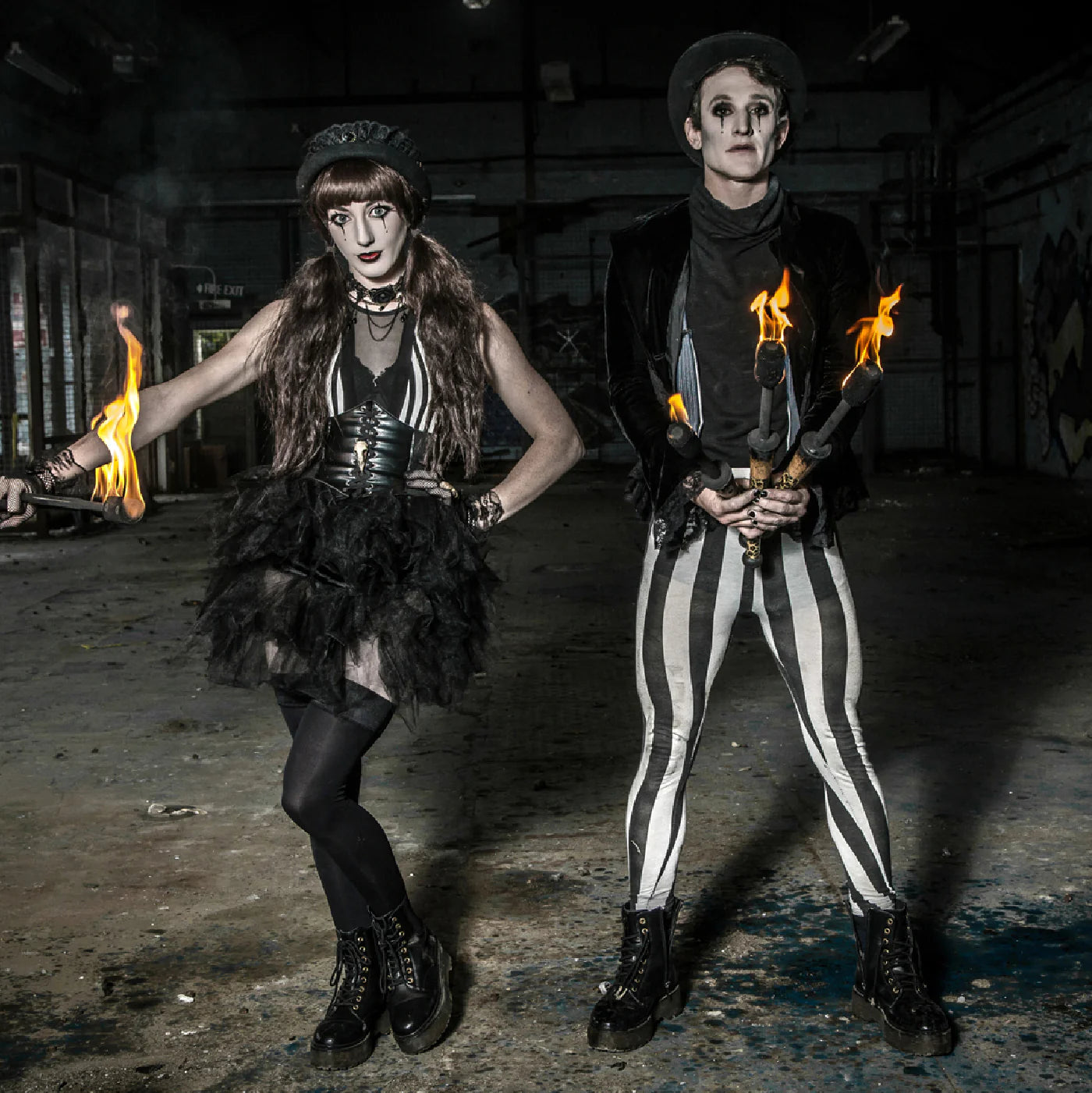 Juggling Clubs and Torches