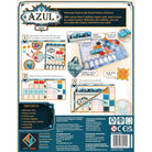 Azul Mini board game packaging with colorful tiles and instructions on a white background