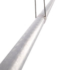 White allium wand close up of pattern