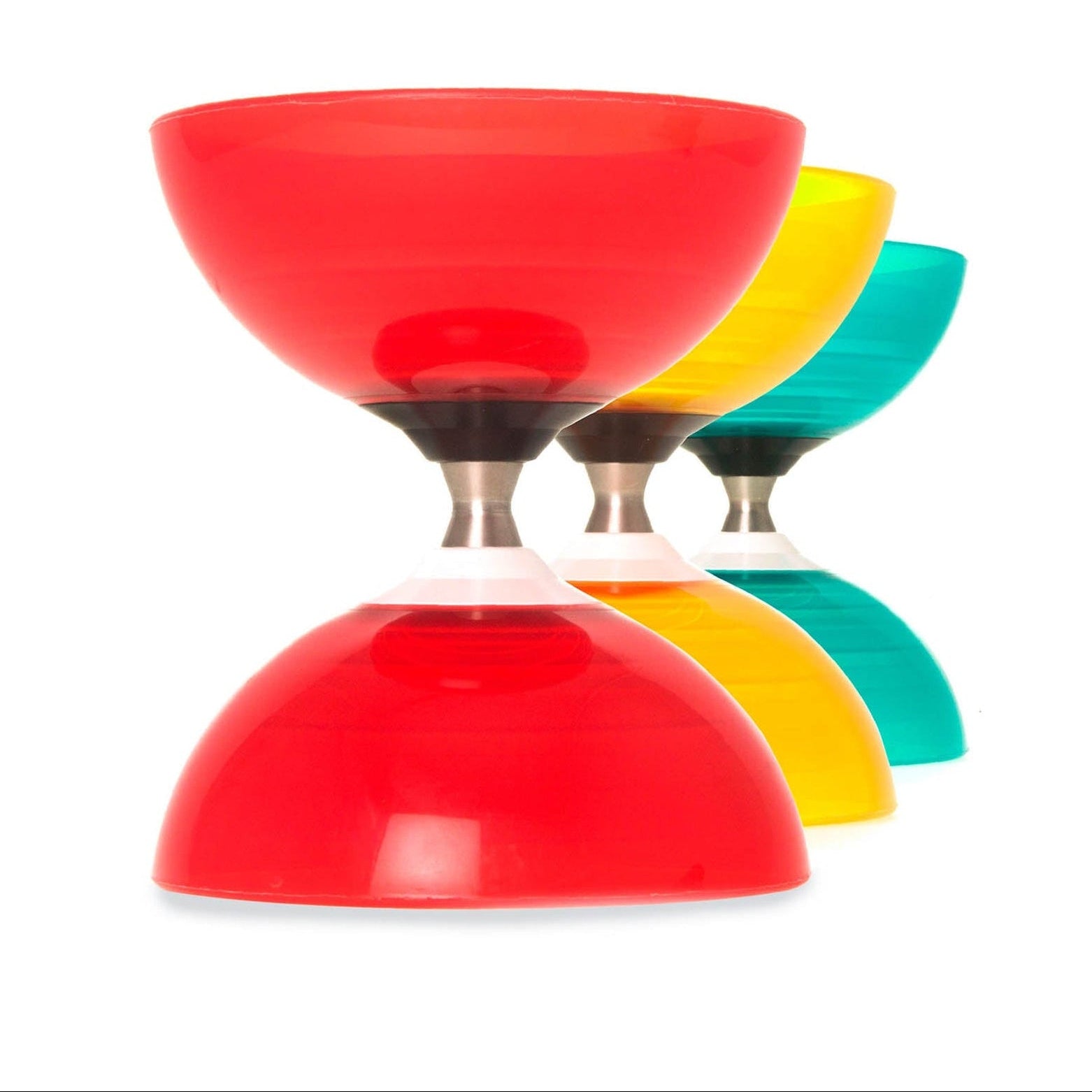 Henry's beach three hub diablo in red, yellow and turquoise