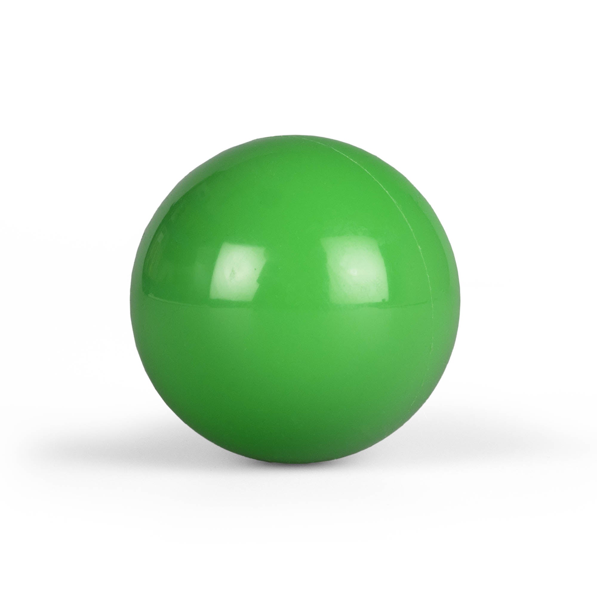 Mr babache 100mm stage ball green straight on white background
