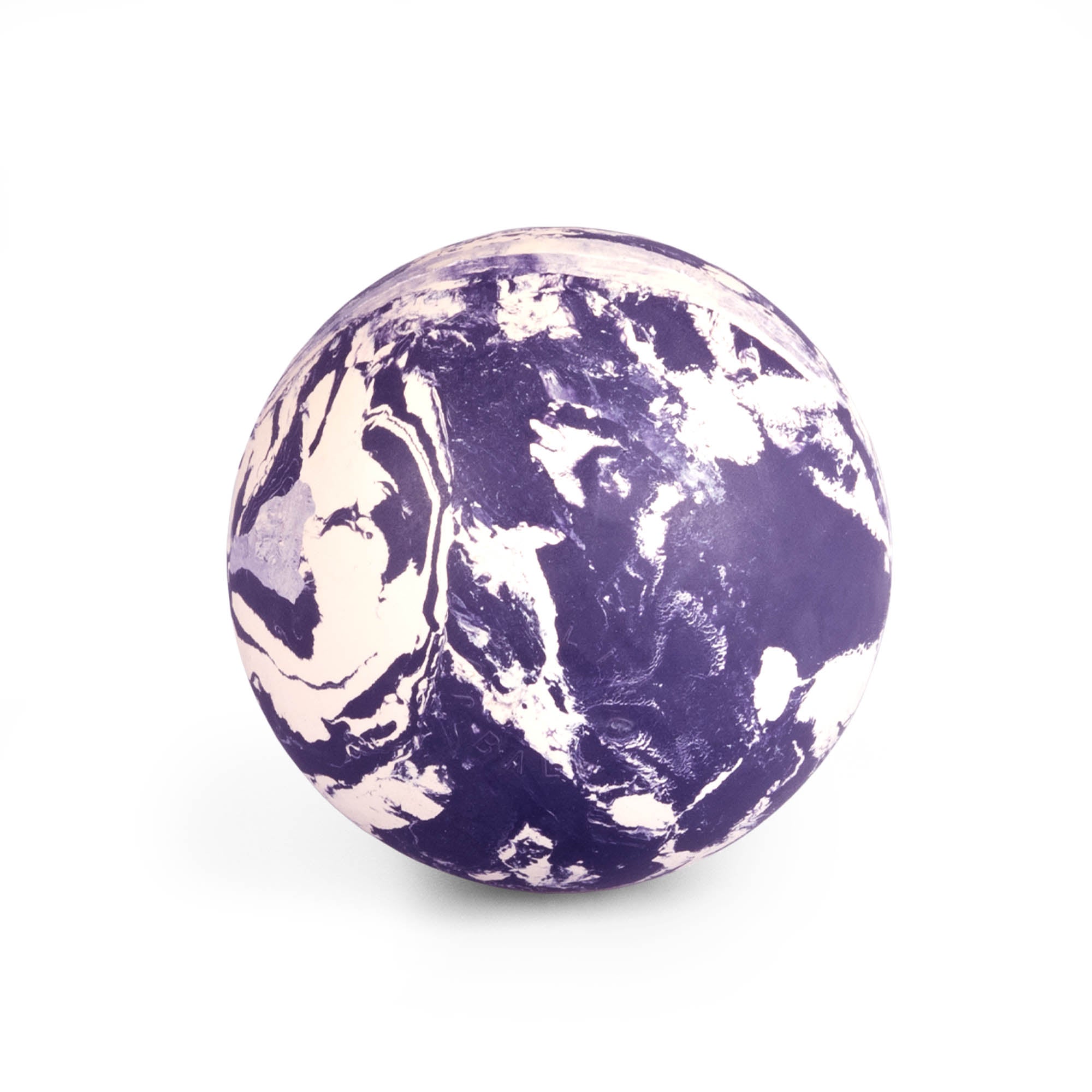 Single purple oddballs bounce ball