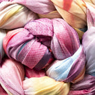 Cosmic rainbow coiled up close up