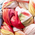 Watercolour splash coiled close up