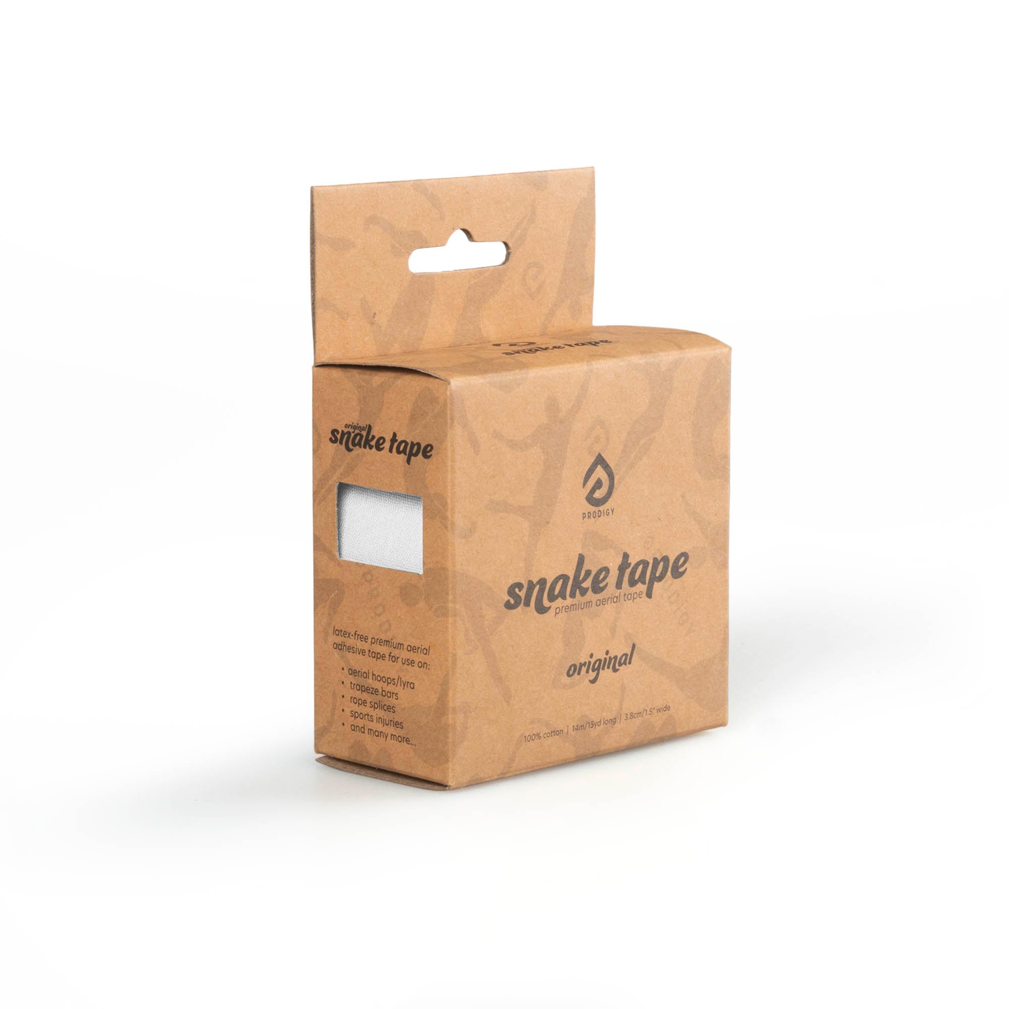 Prodigy snake tape packaged in white