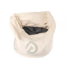 Black aerial silk in eco bag