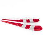 Status techno sock poi in red reflecting